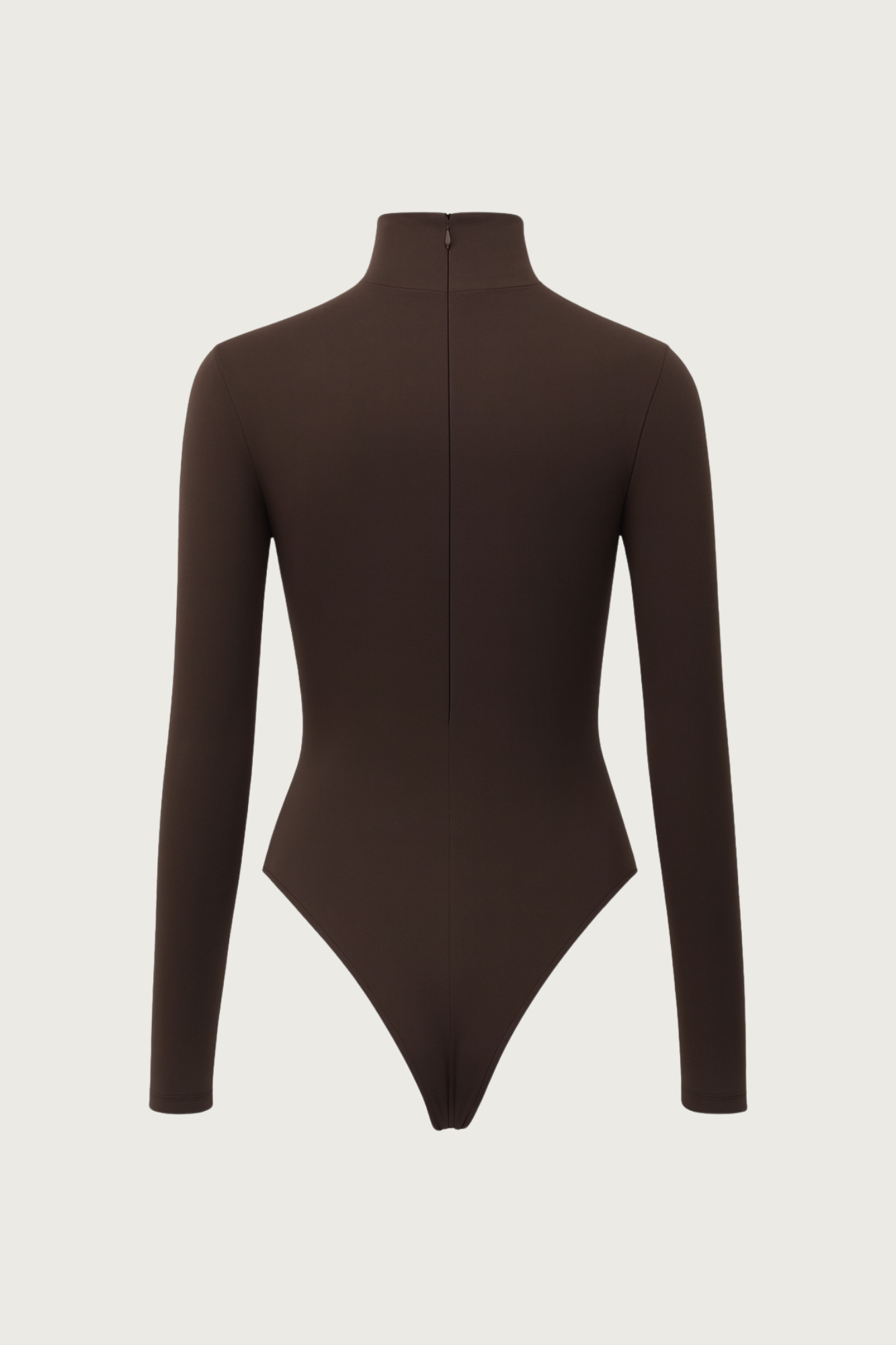 Essential Turtleneck Bodysuit - Brown