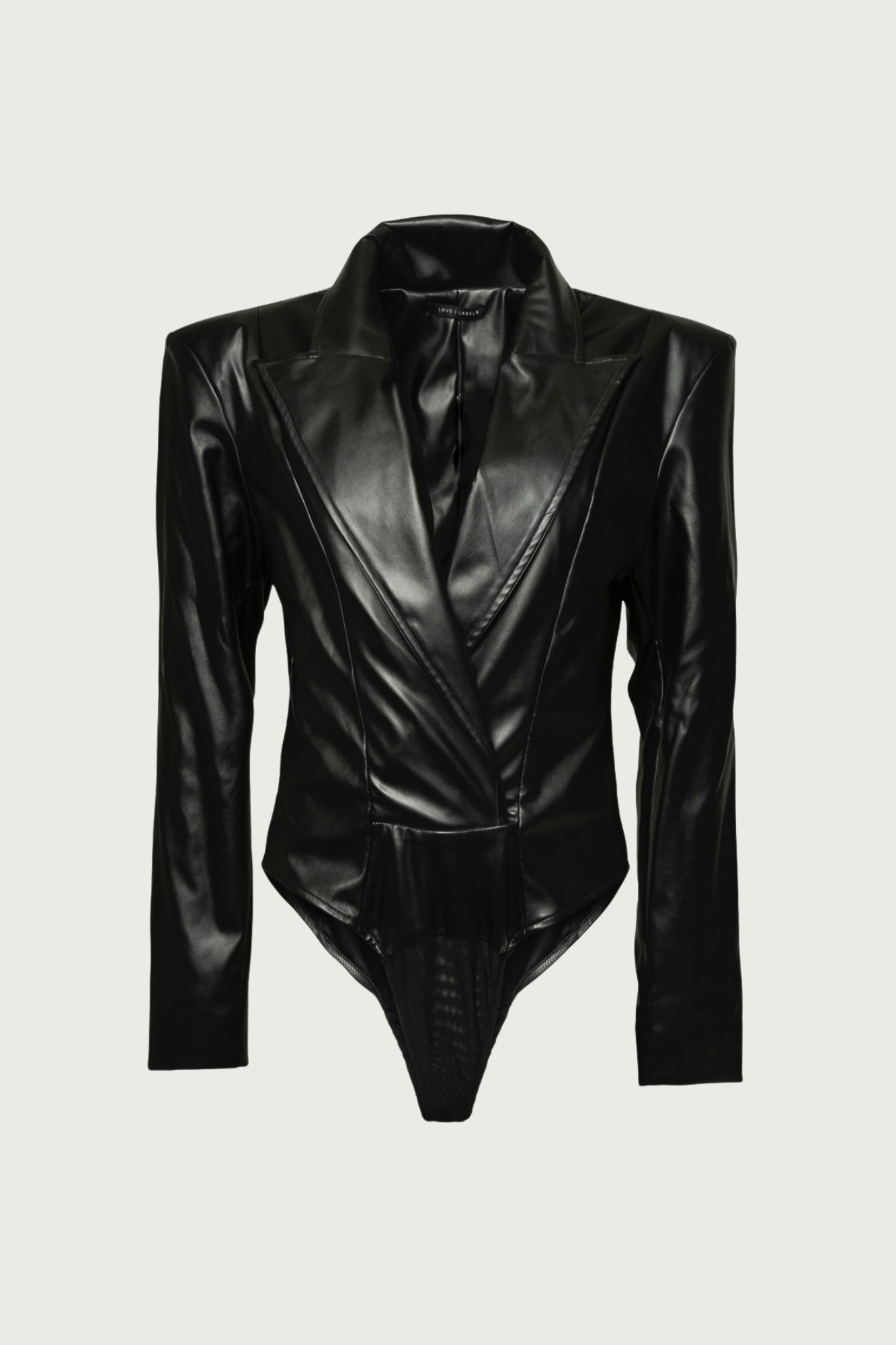 Leather Blazer Bodysuit