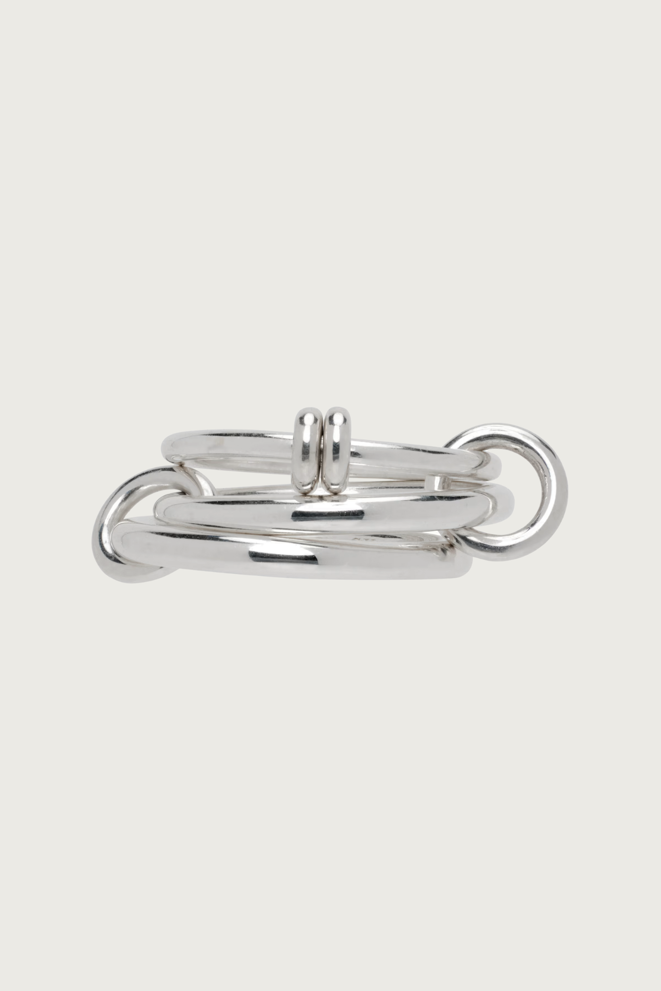 18k Gold Plated Interlocked Stackable Ring