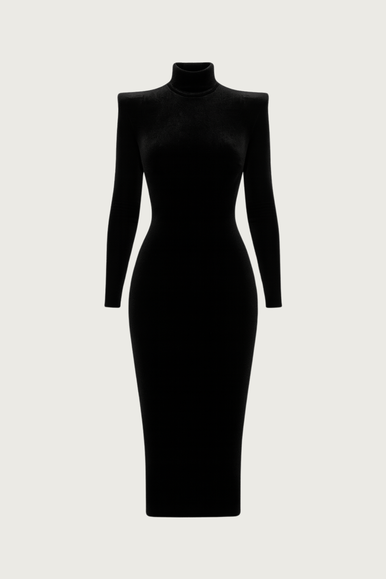 Velvet Tailored Midi Dress