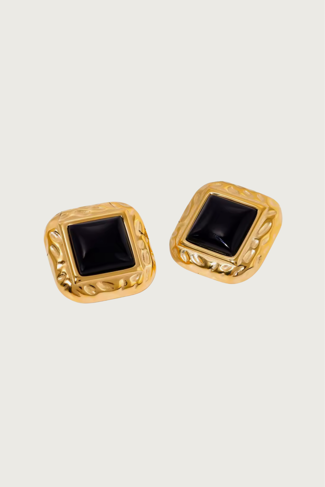 18k Gold Plated Vintage Stud Earrings