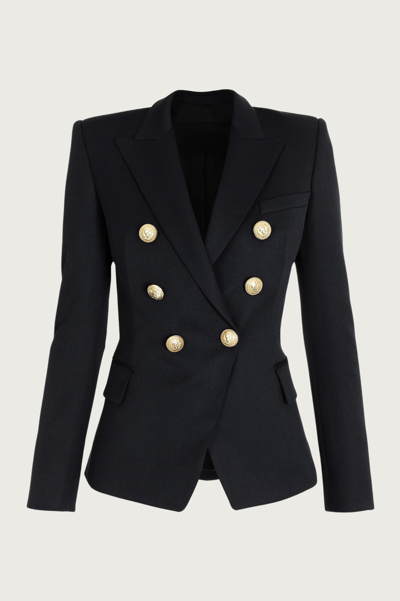 Gold Button Blazer