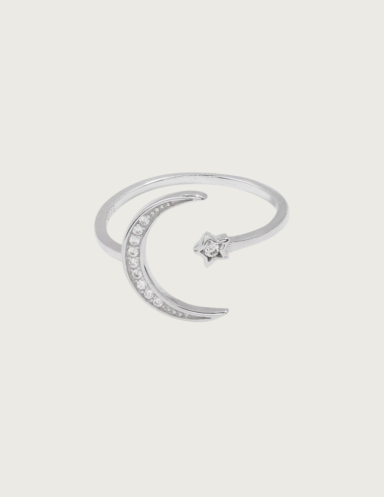 Star + Moon Ring