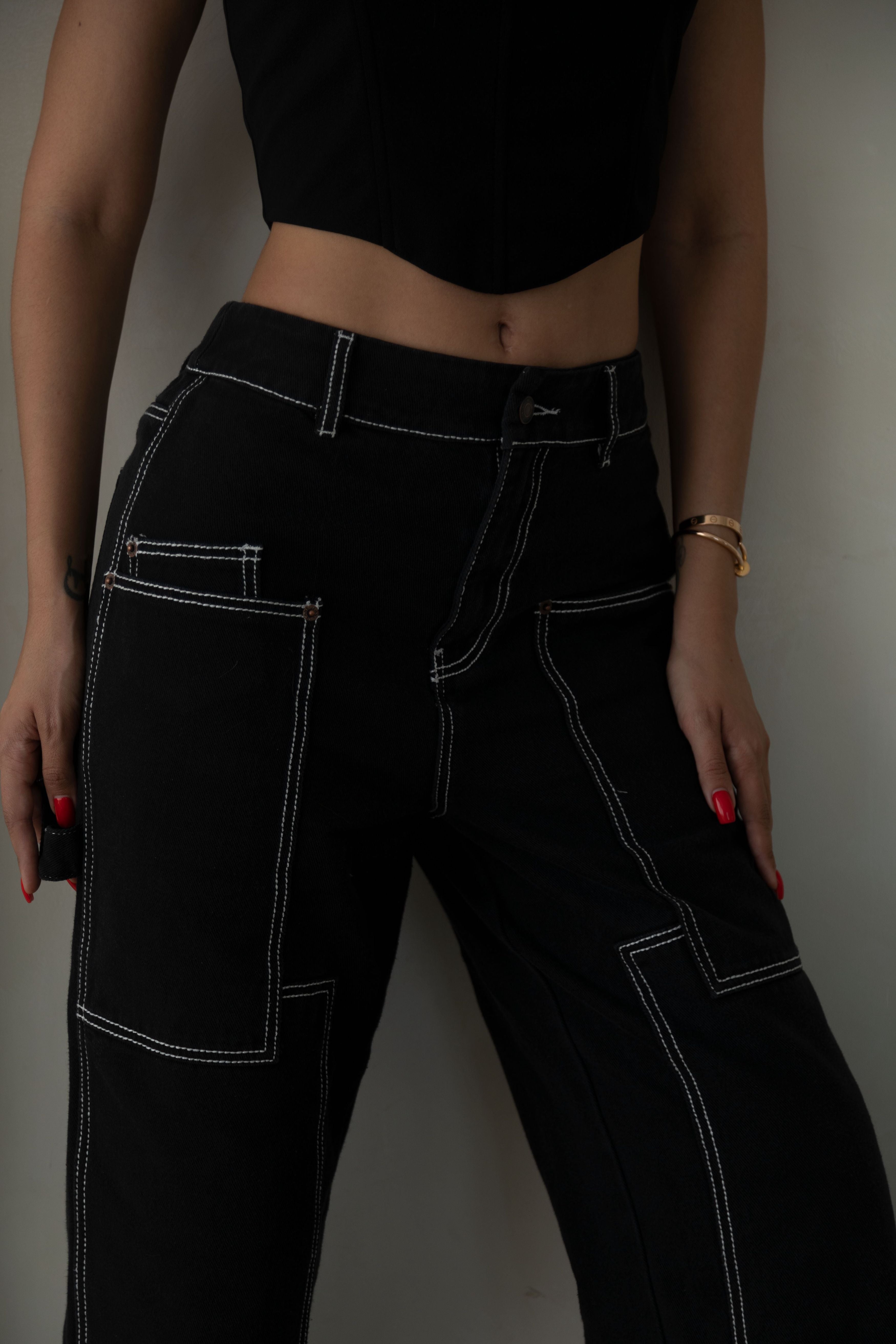 Black Cargo Pants
