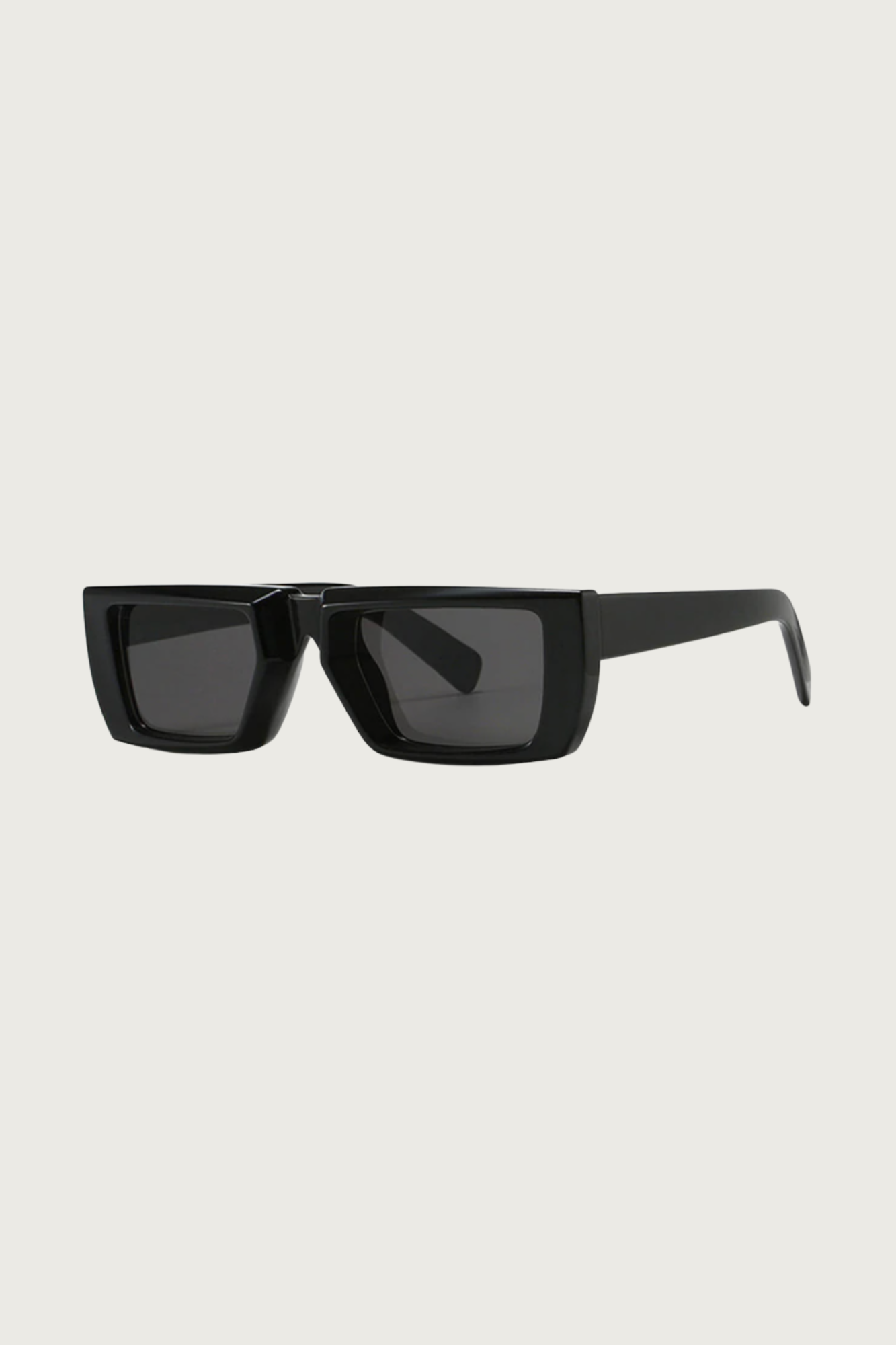 Flat Rectangle Frame Sunglasses