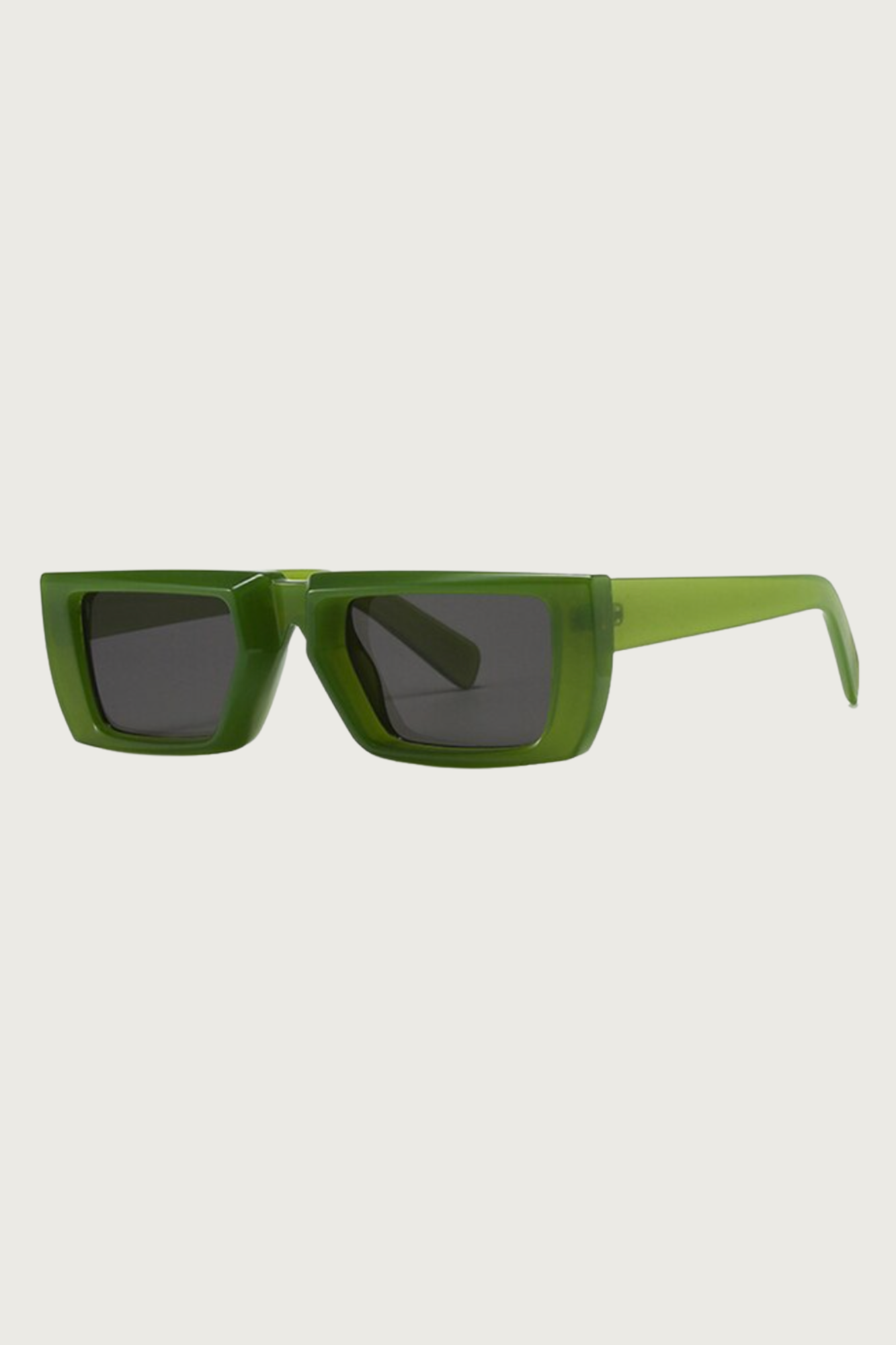 Flat Rectangle Frame Sunglasses