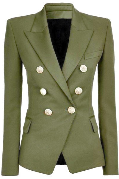 Silver Button Blazer - 7 Colors