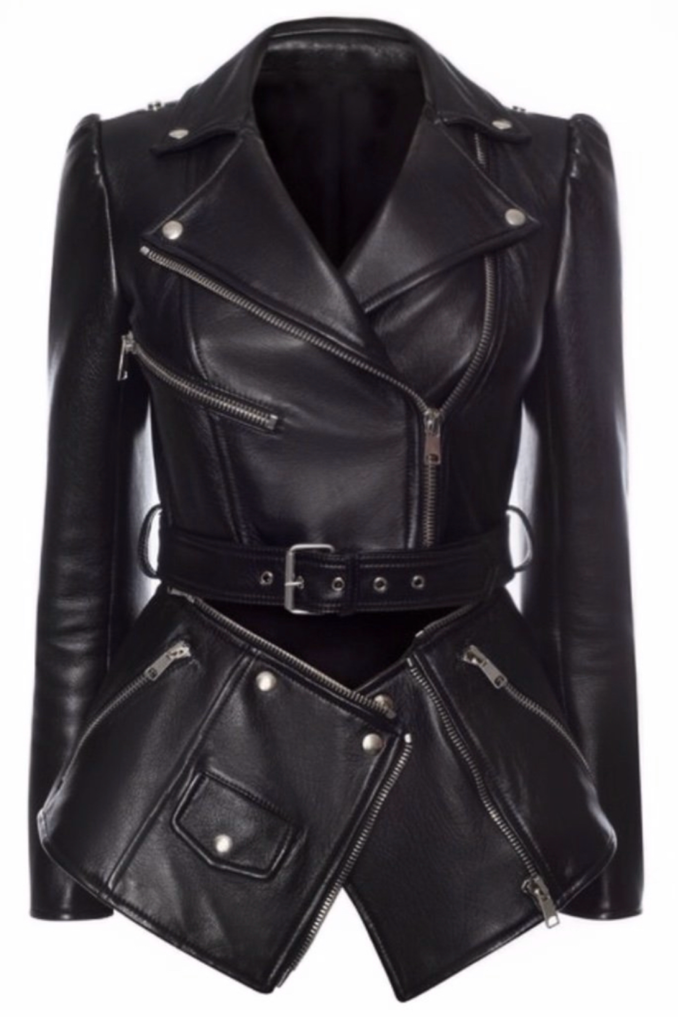 Vegan Detachable Double Leather Jacket