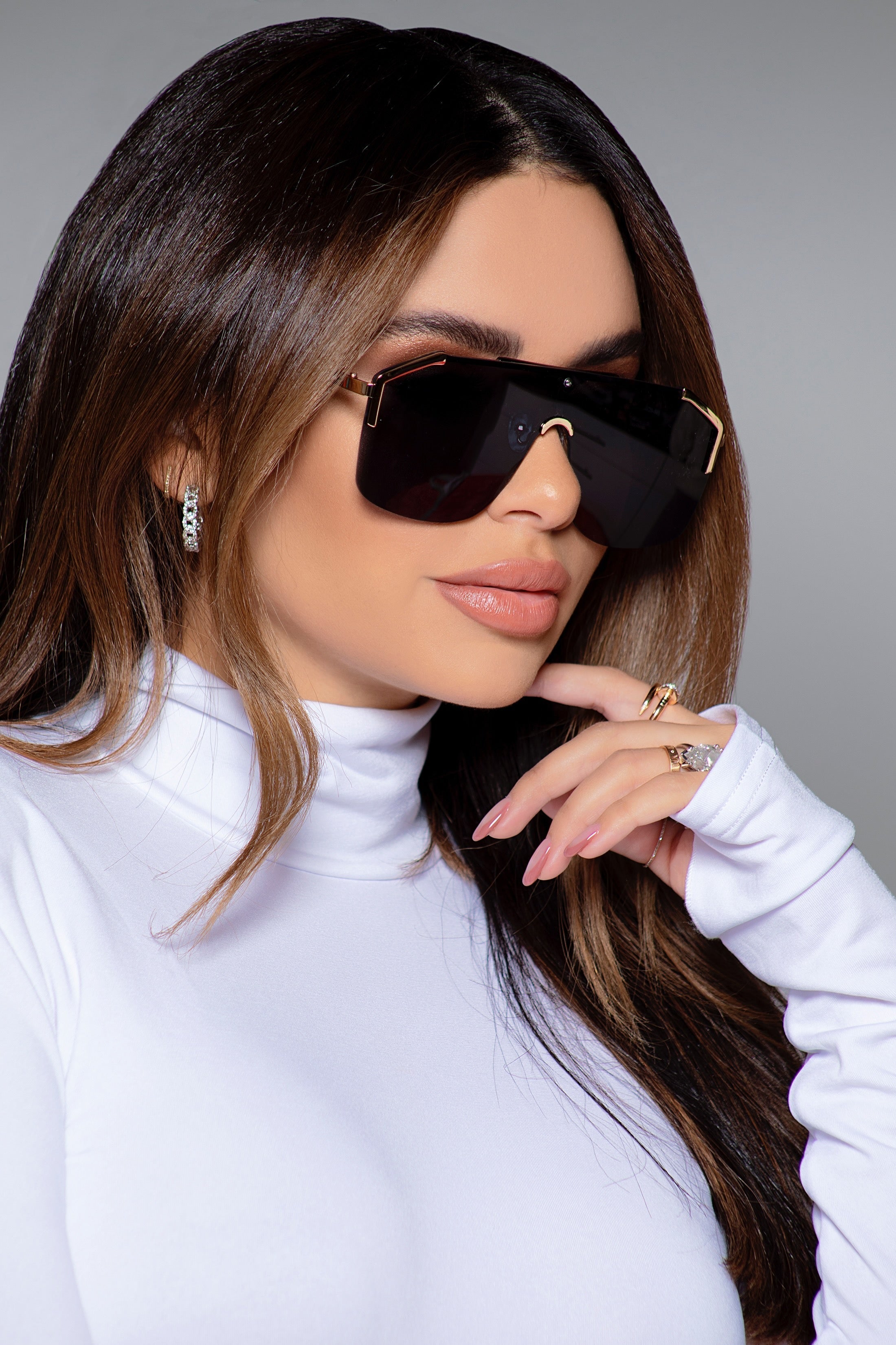 Oversized Square Aviators