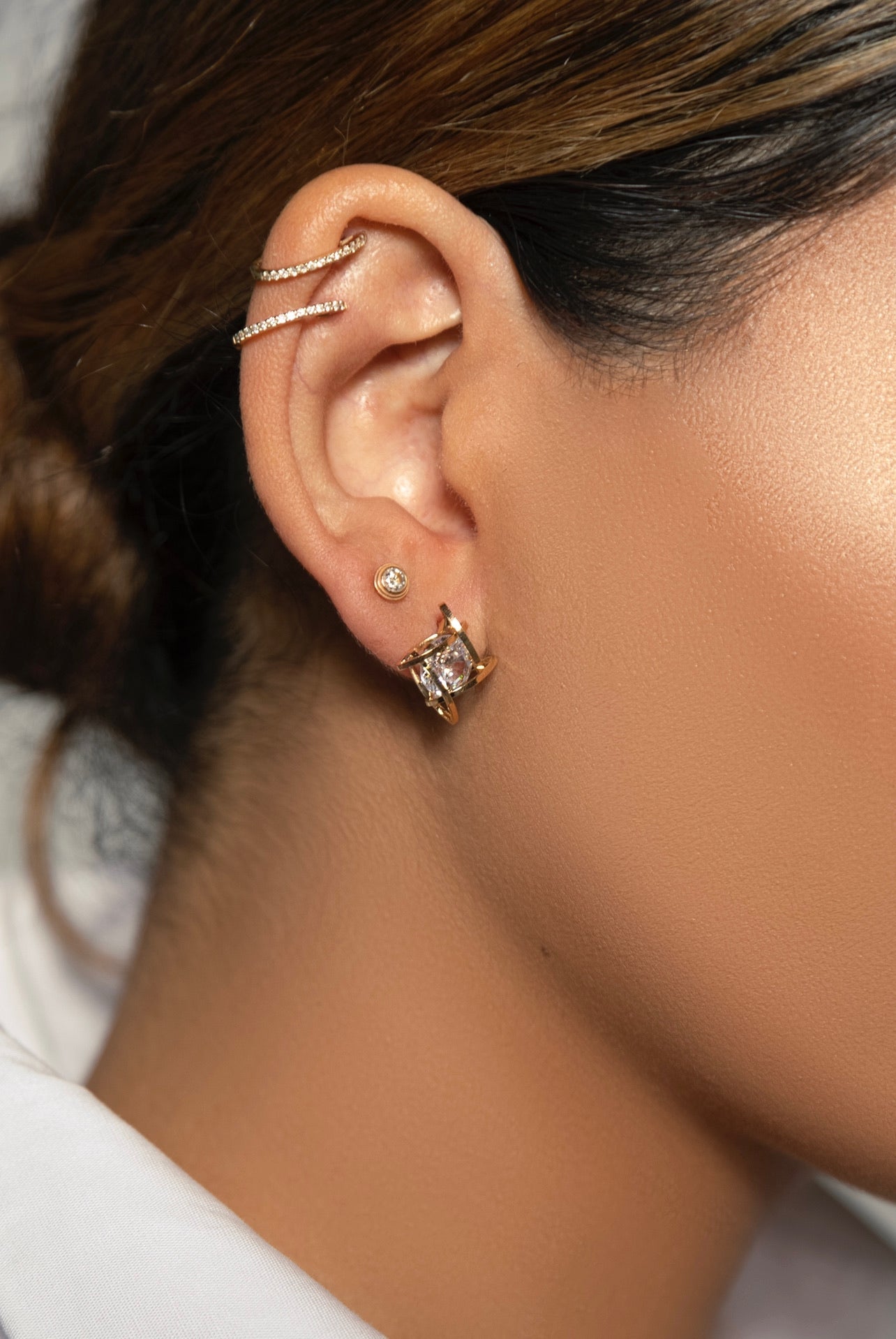 Geometric Stud Earrings