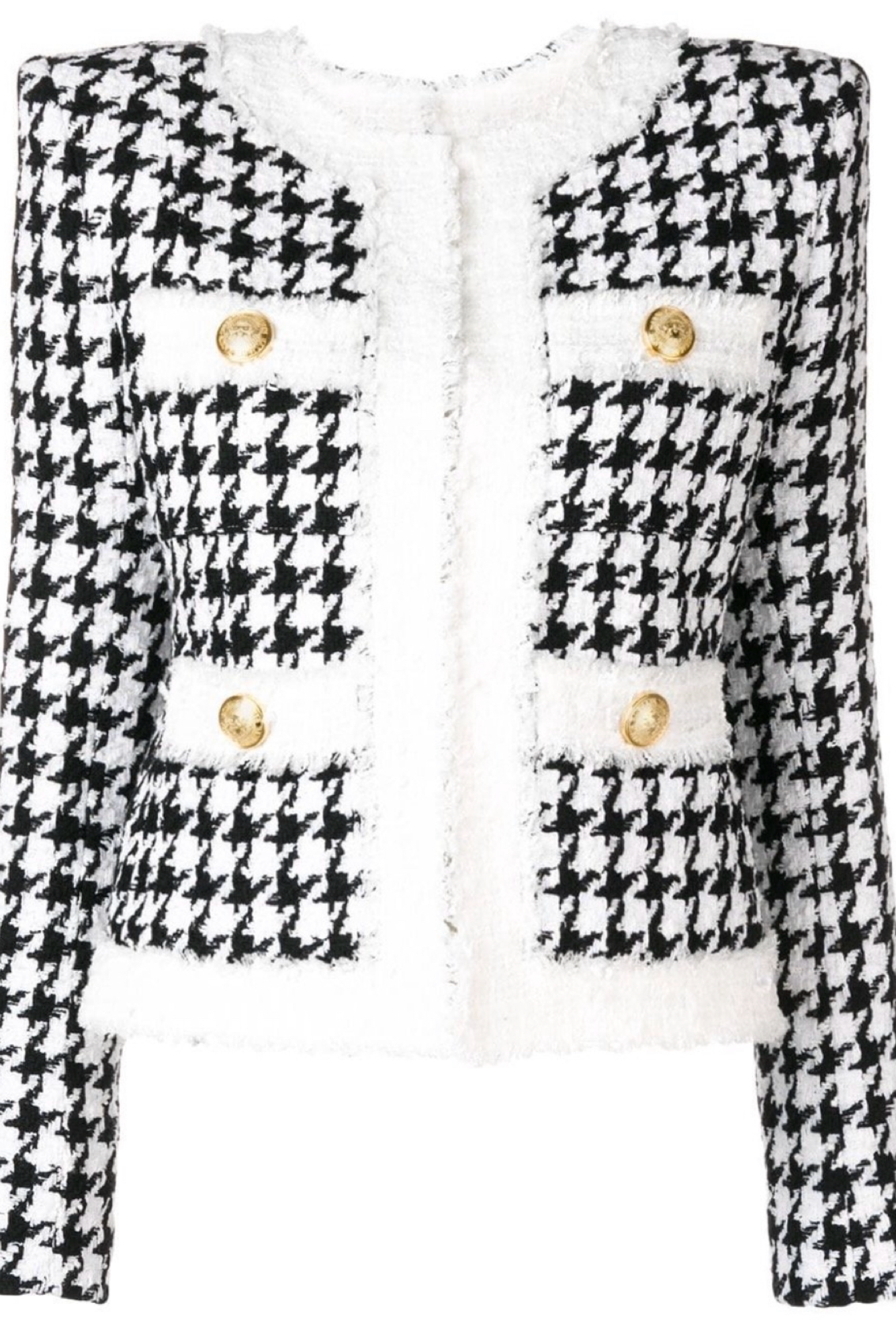 Tweed Houndstooth Jacket