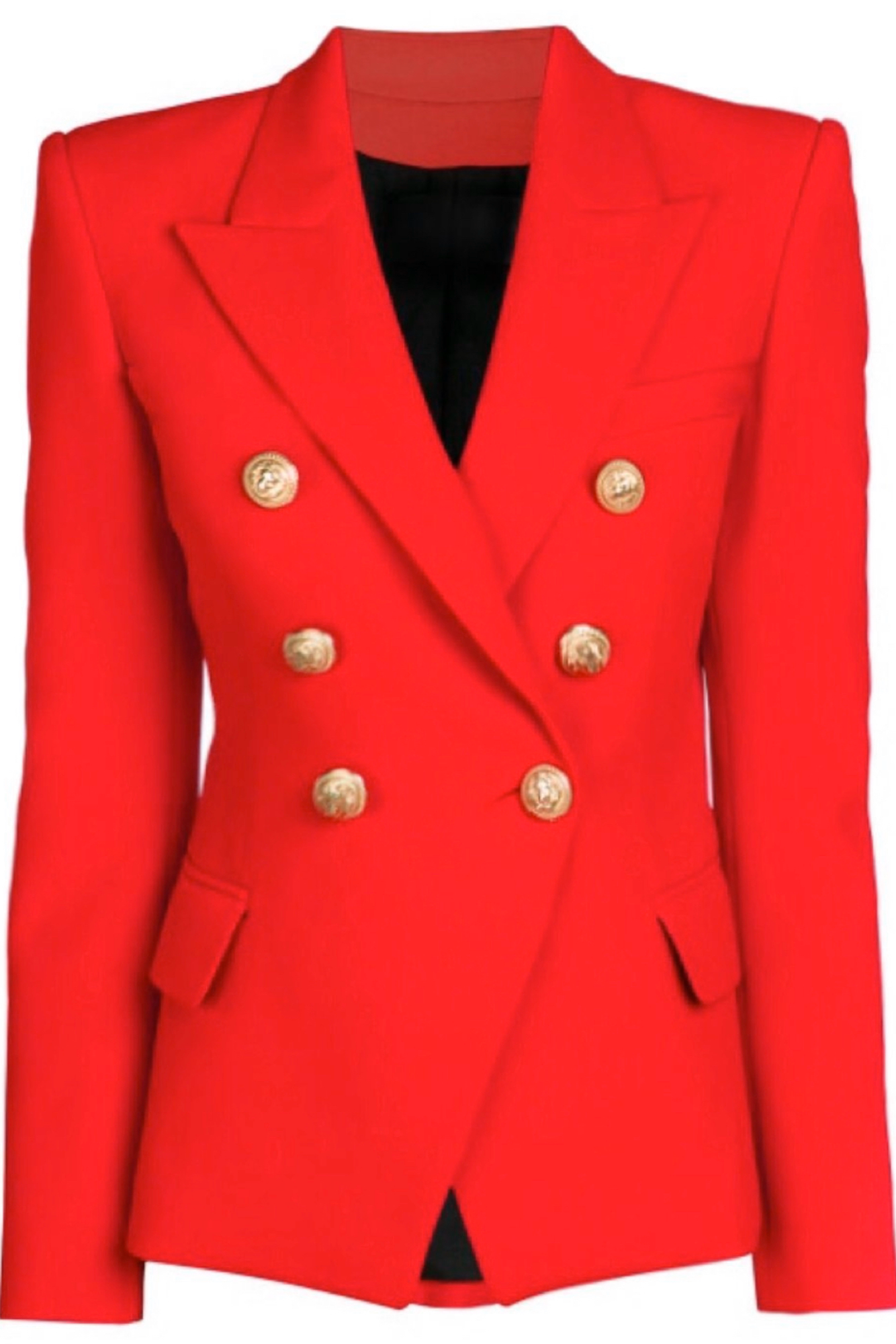 Gold Button Blazer