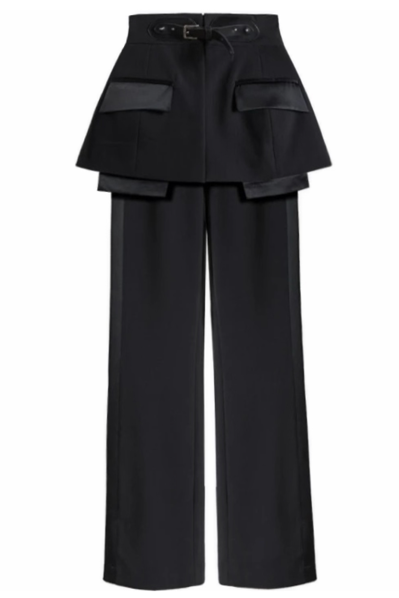 Detachable Peplum Pants