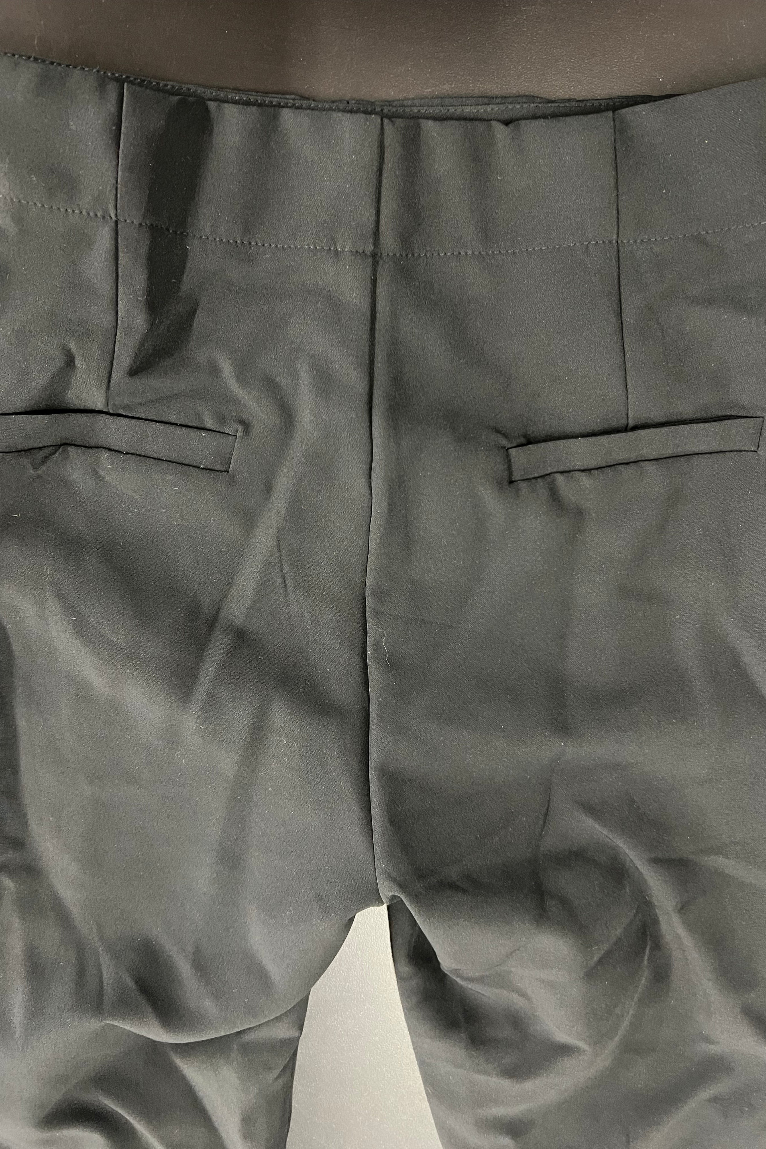 Black Pants with Ankle Zipper - Size Large