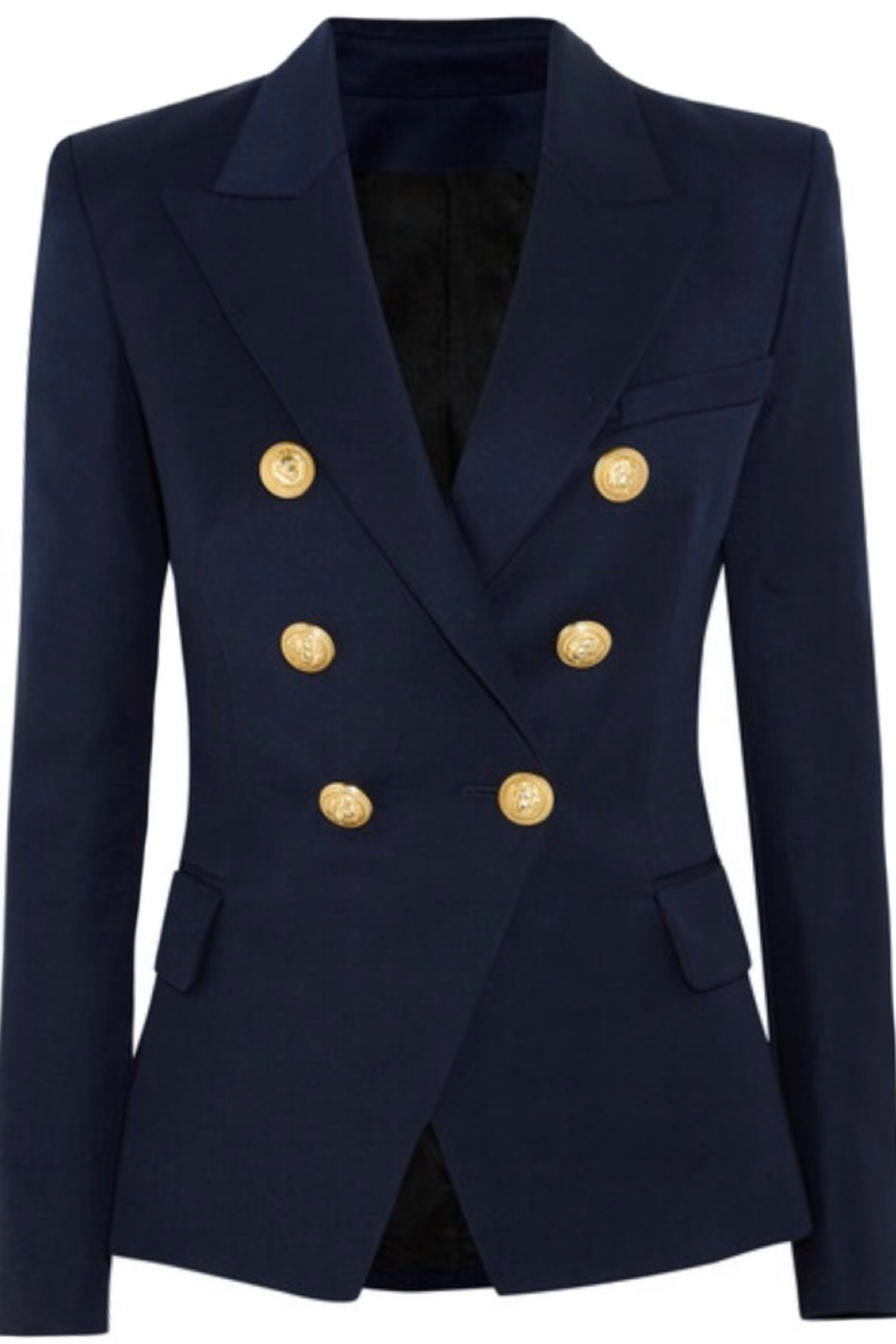 Gold Button Blazer
