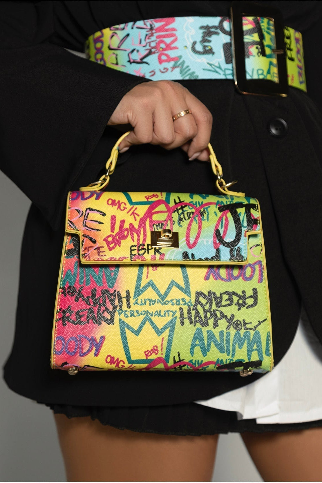 Medium Street Art Bag - Multi-Color