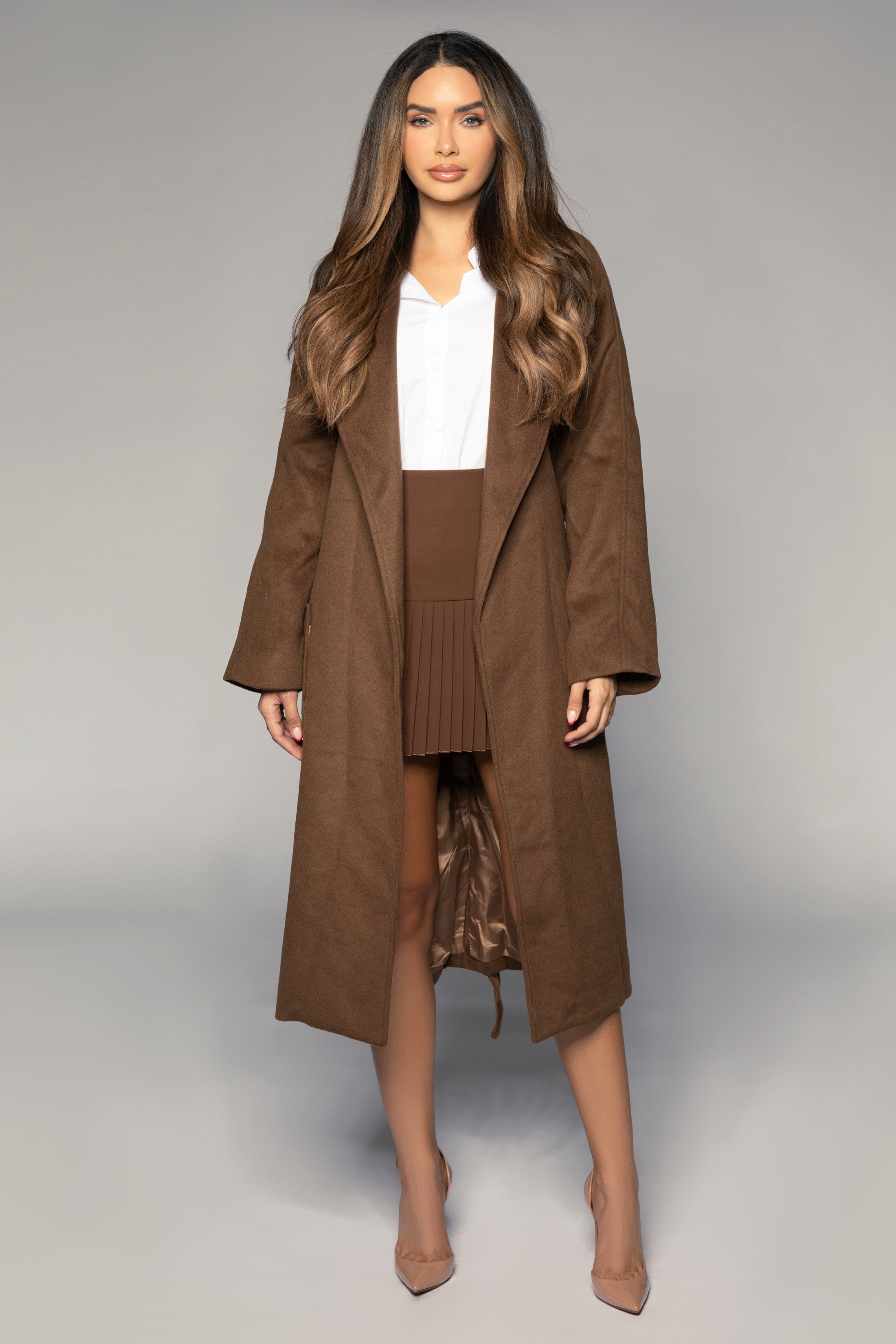 Wrap Wool Coat