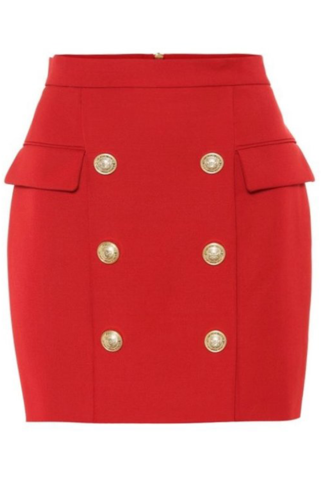 Gold Button Skirt