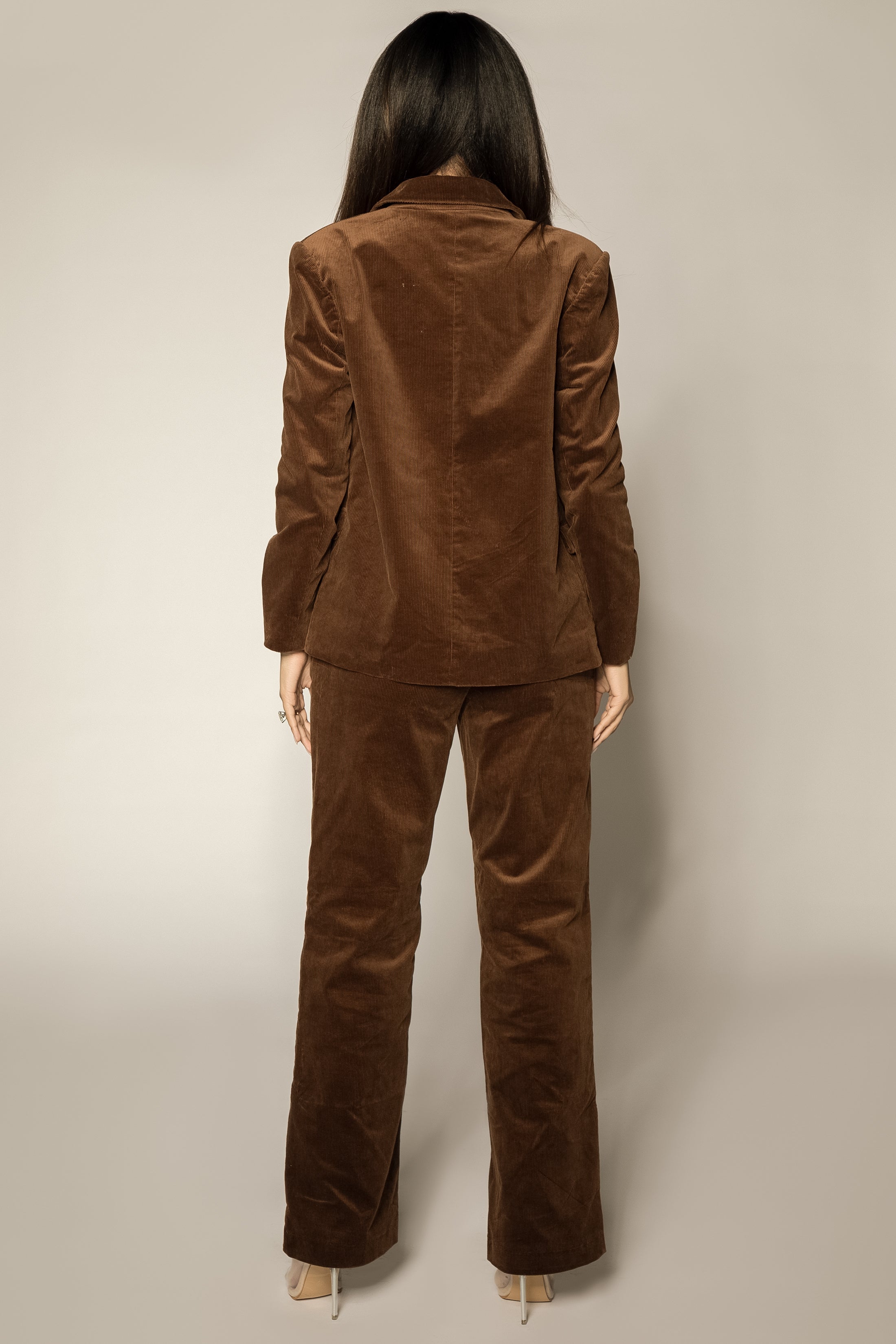 Corduroy Double Breasted Blazer