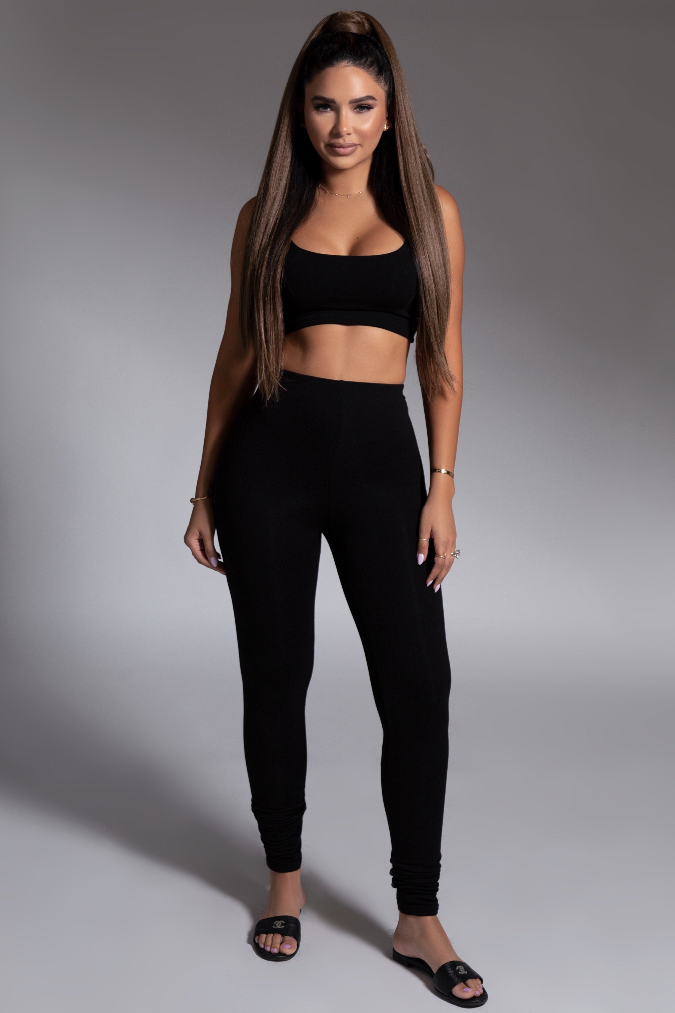 Crop Top + Leggings Set