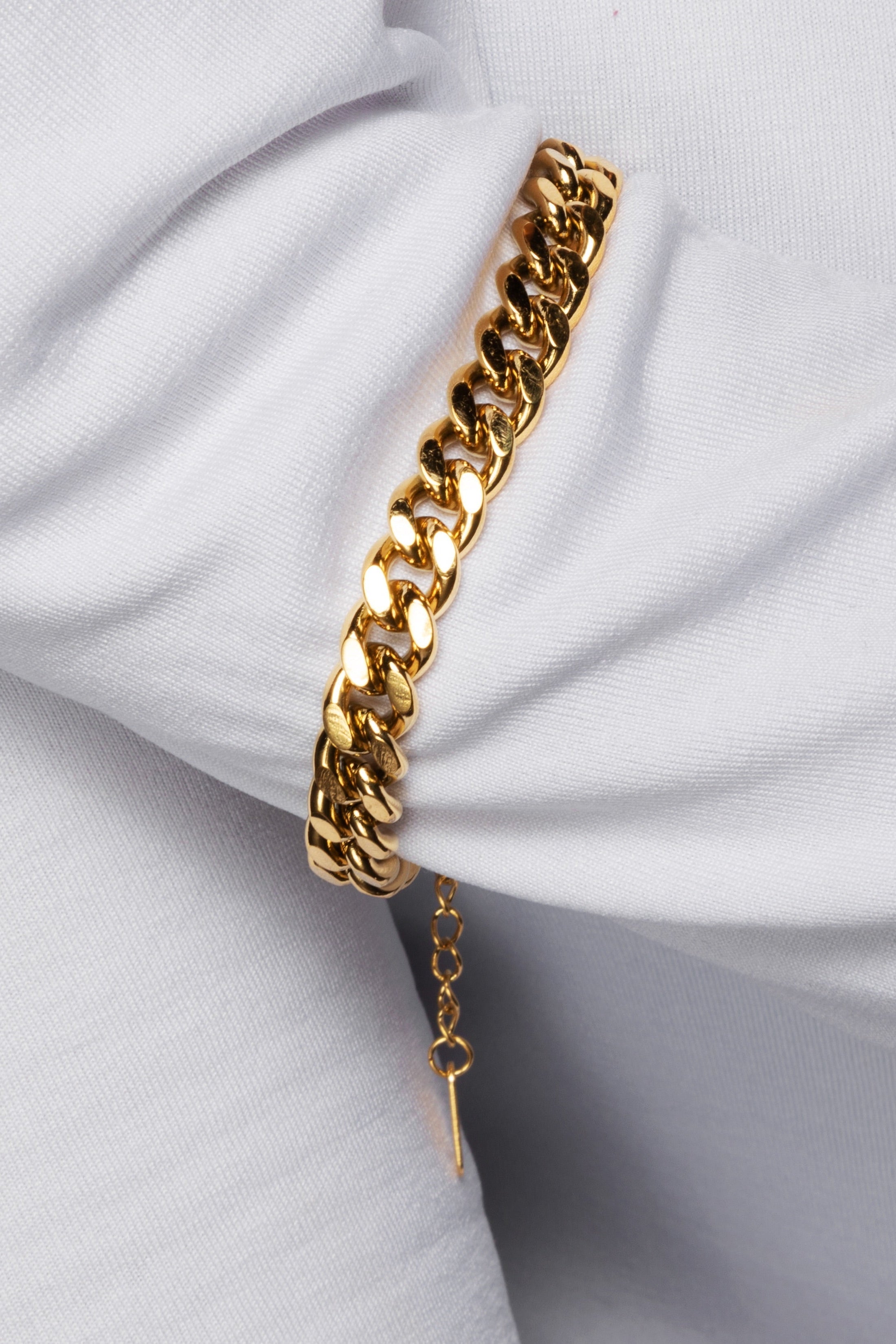 18k Gold Plated Cuban Chain Bracelet