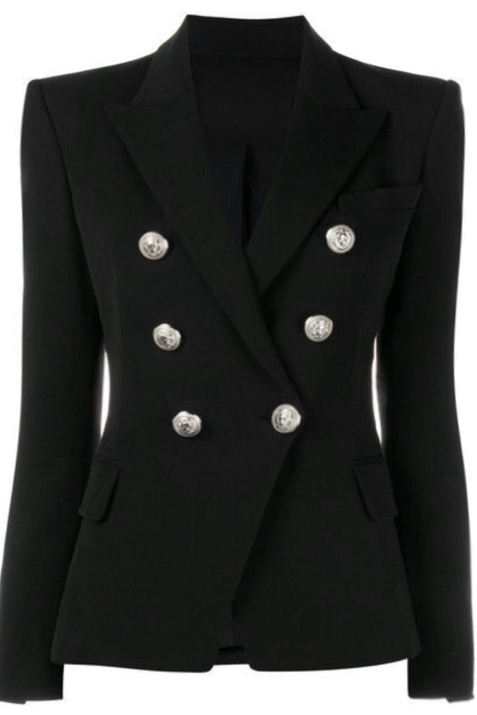 Silver Button Blazer - 7 Colors
