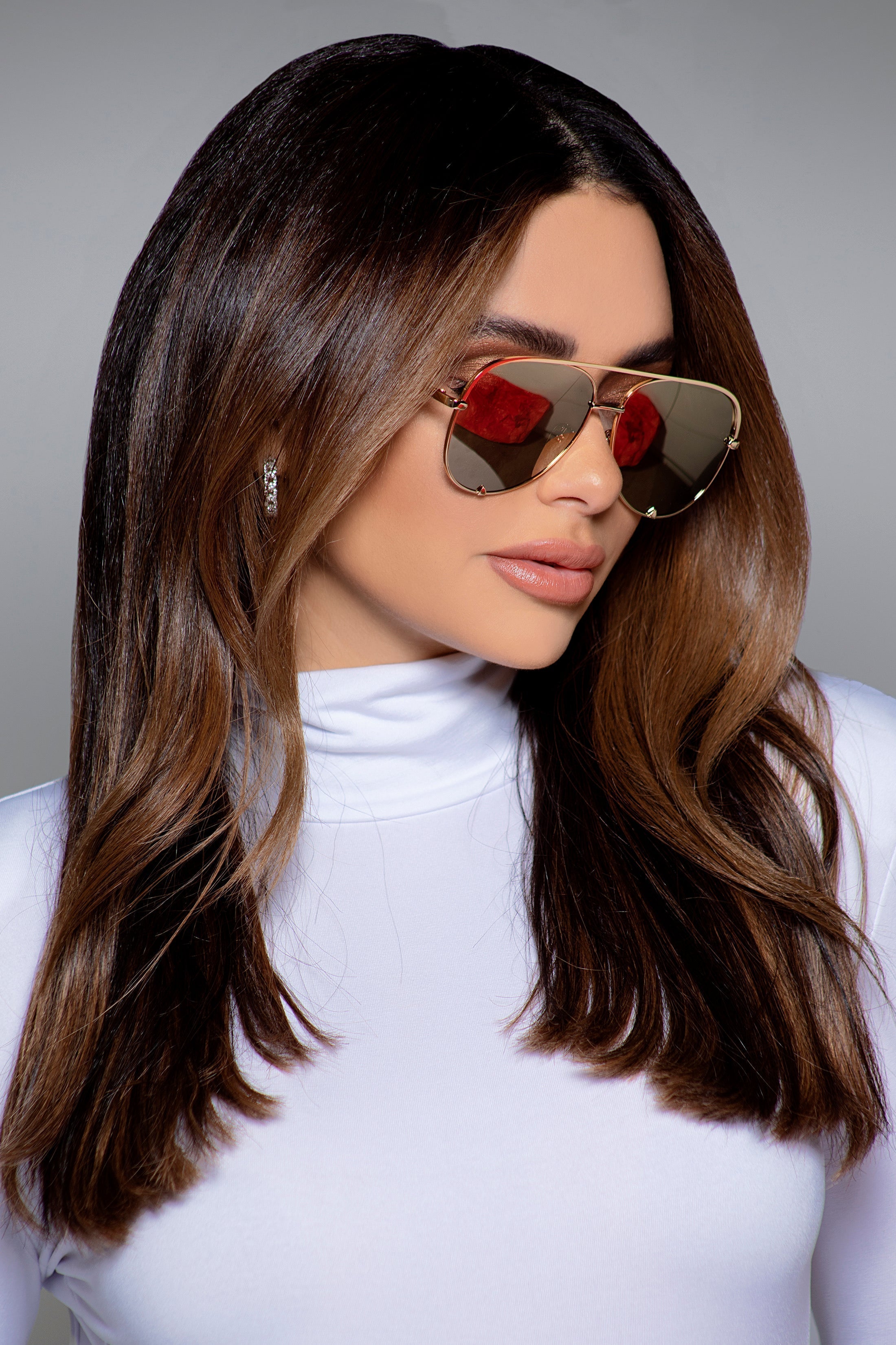 Aviators - Mirrored Gold