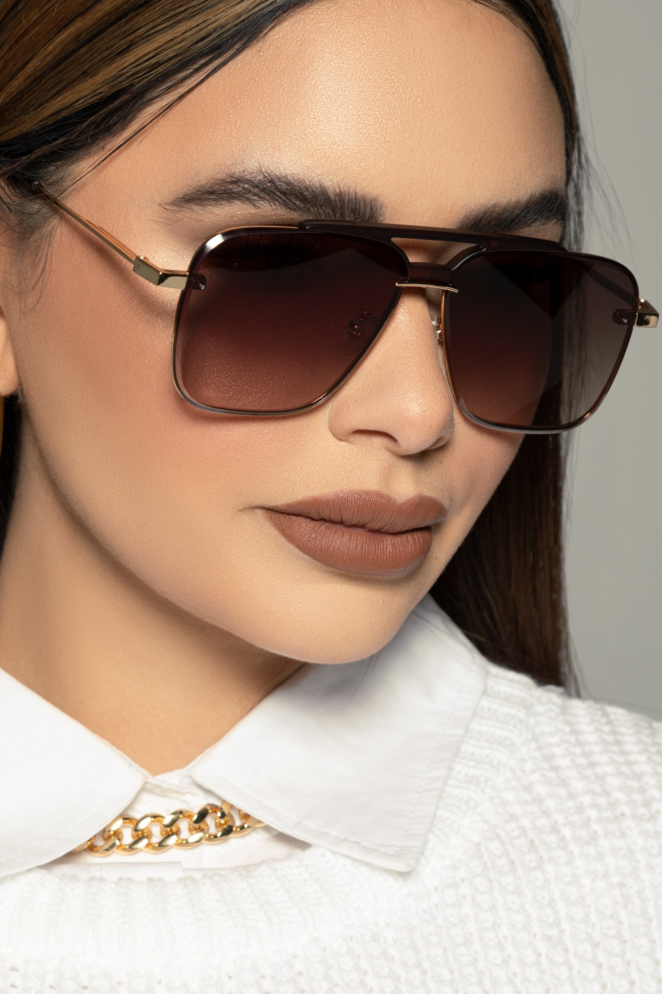 Navigator Sunglasses - Brown