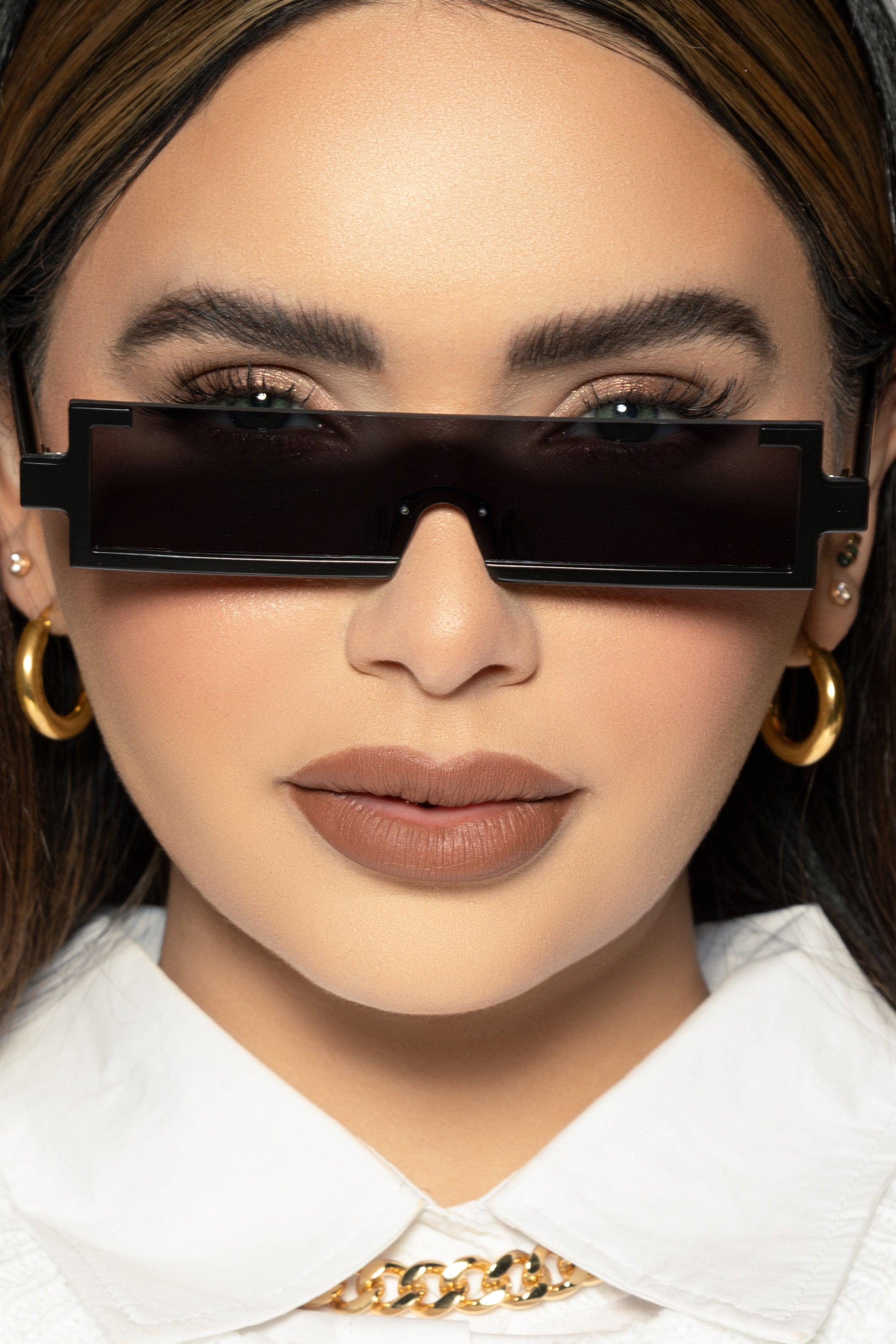 Slim Shield Sunglasses - Black