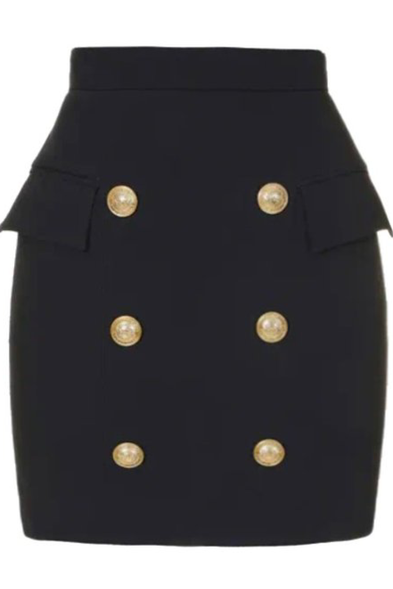 Gold Button Skirt