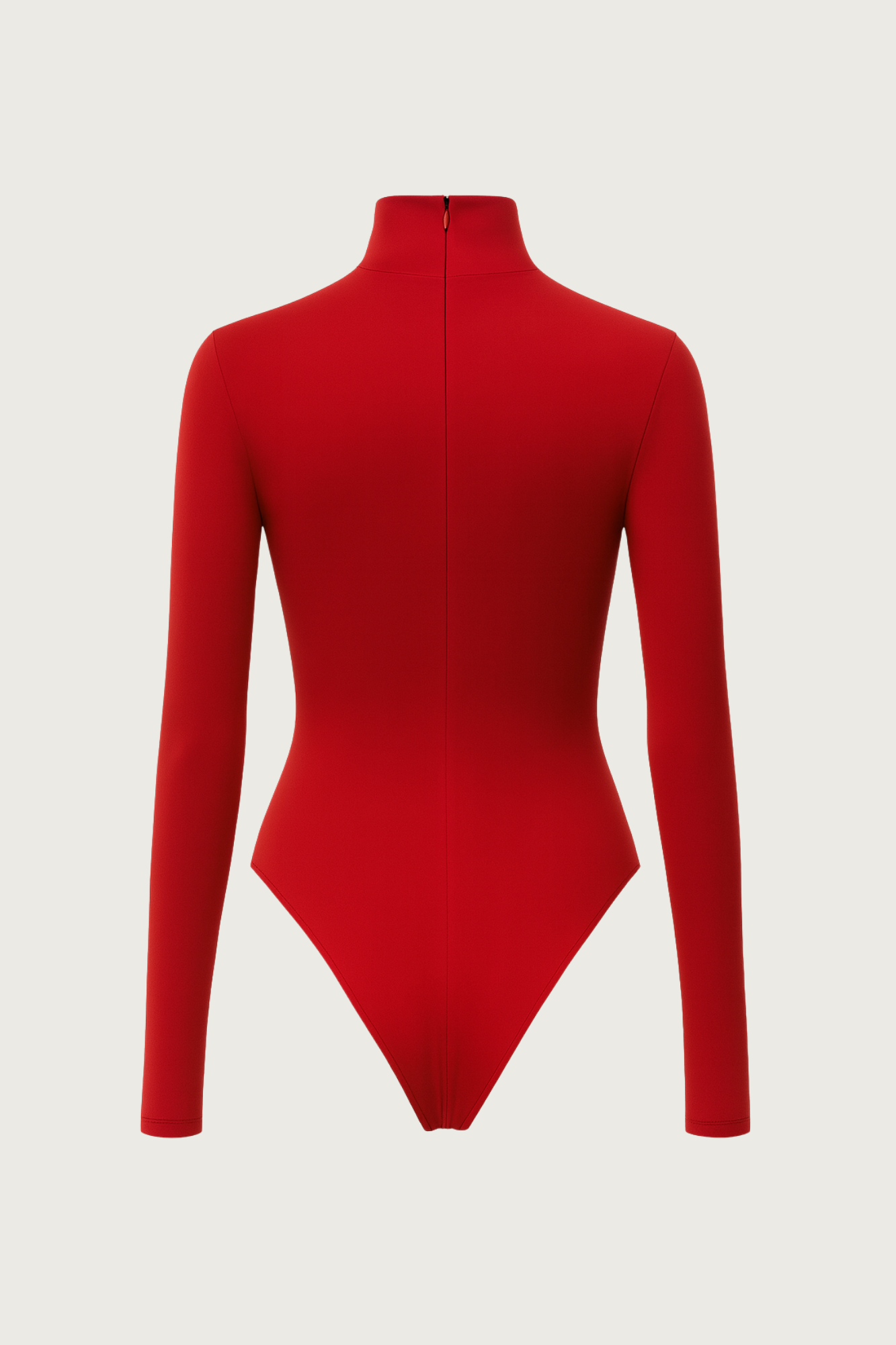Essential Turtleneck Bodysuit - Red