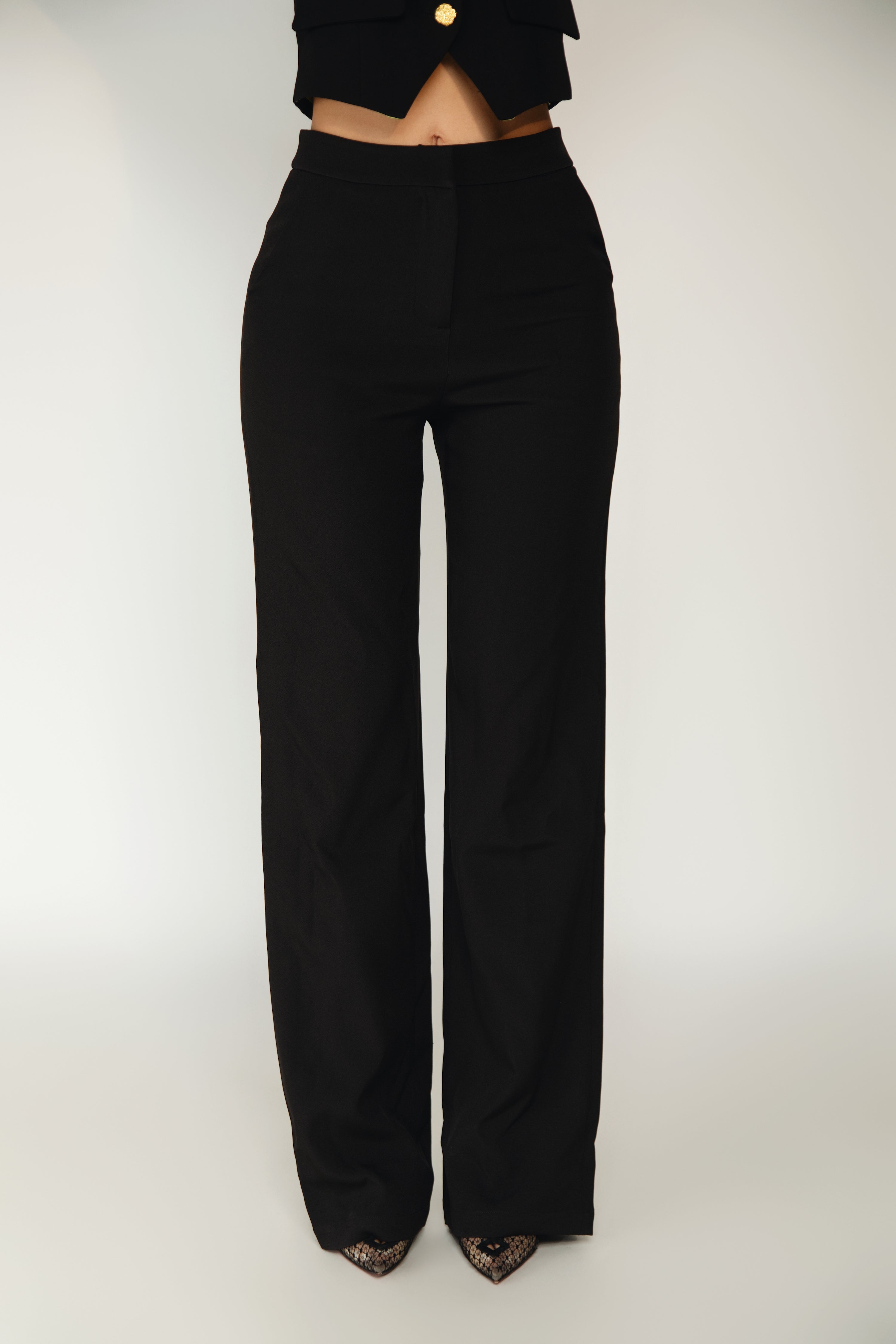 Tailored Flare Trousers