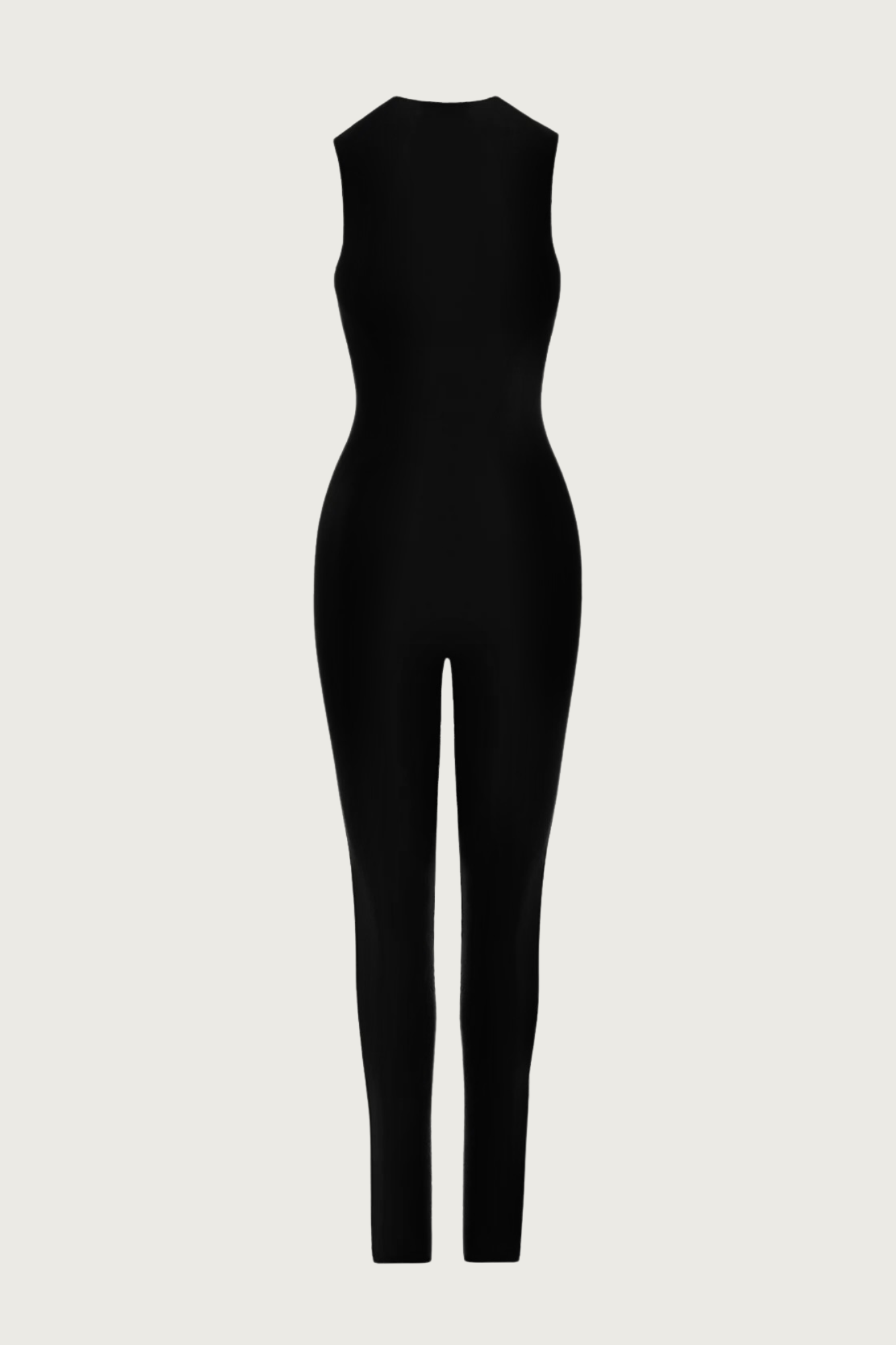 High Neck Sleeveless Jumpsuit