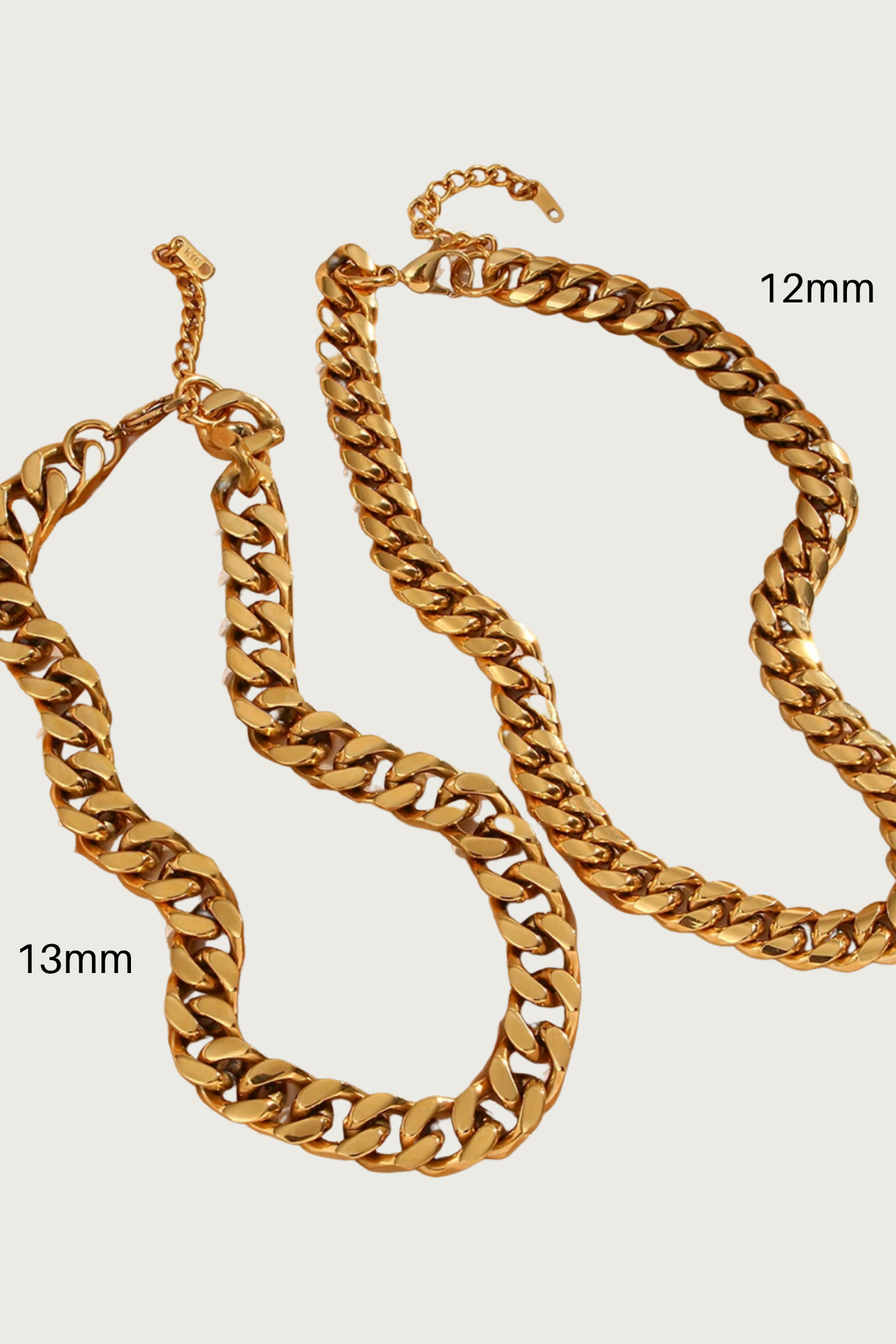 18K Gold Plated Chunky Cuban Necklace
