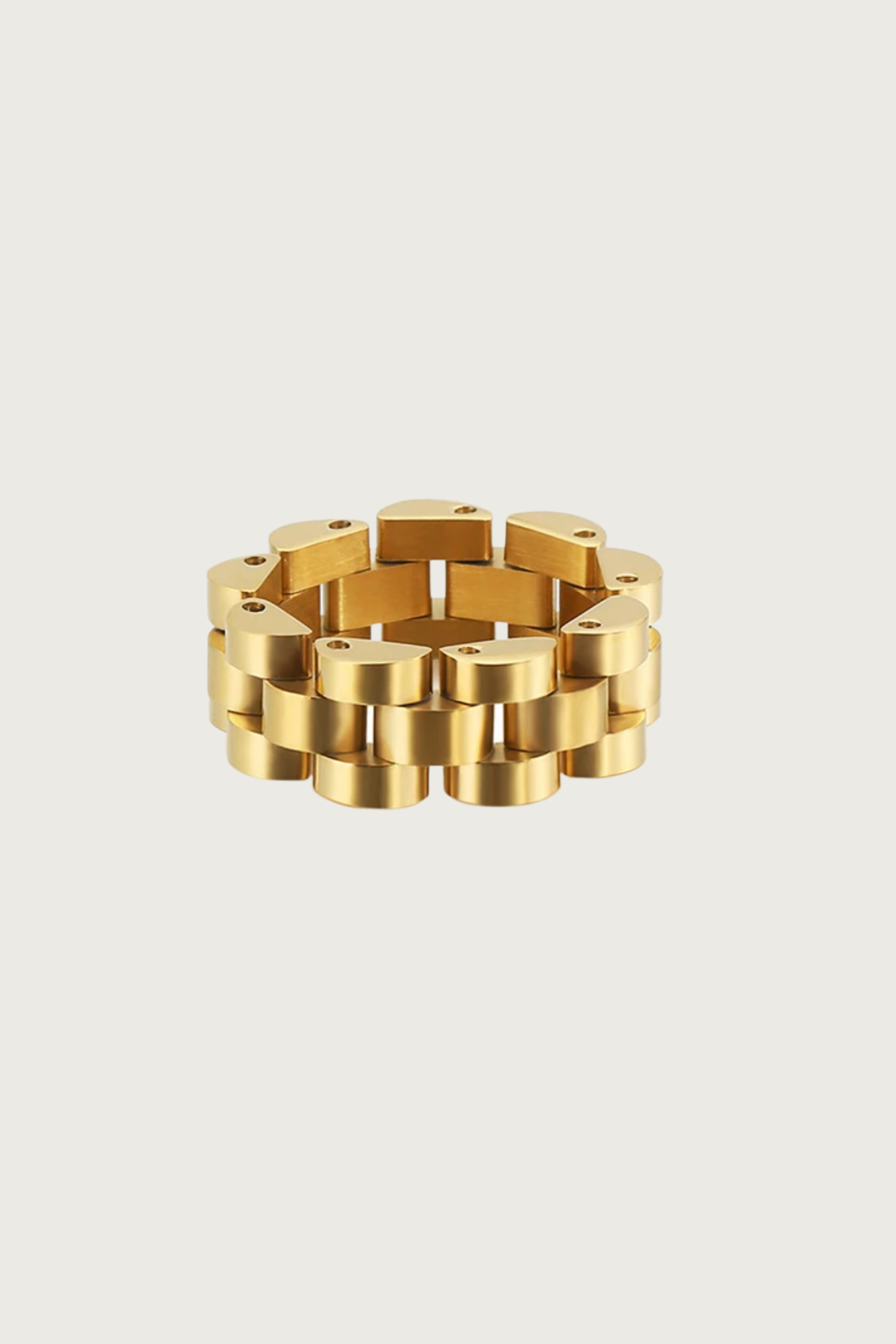 18k Gold Plated Stainless Steel Ring