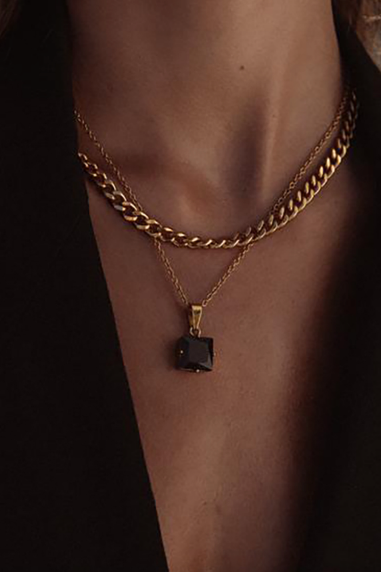 18k Gold Plated Pendant Necklace