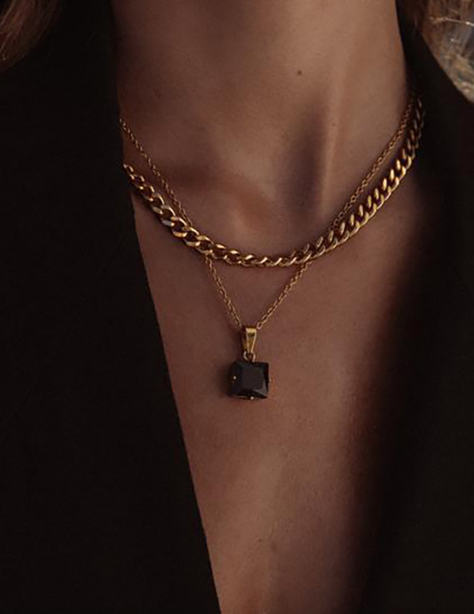 18k Gold Plated Pendant Necklace