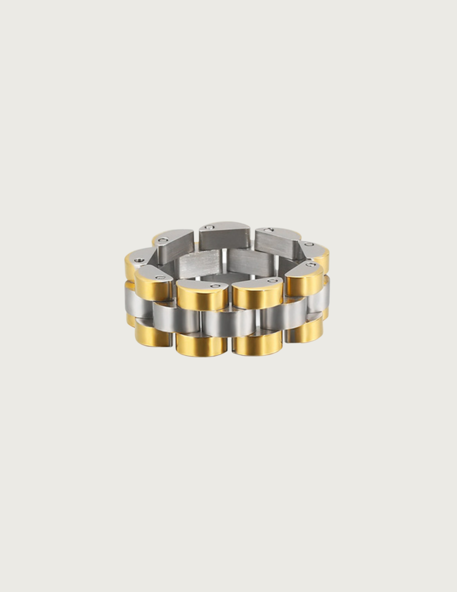 18k Gold Plated Stainless Steel Ring