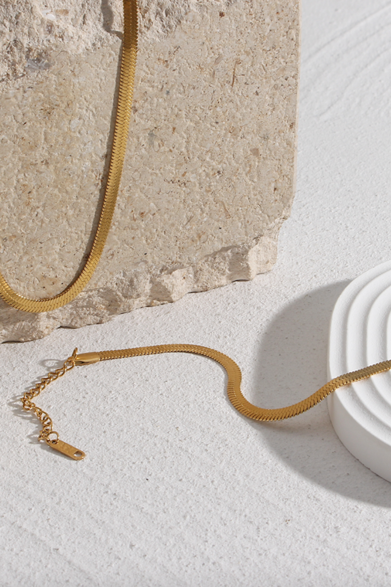 18K Gold Plated Snake Chain Necklace