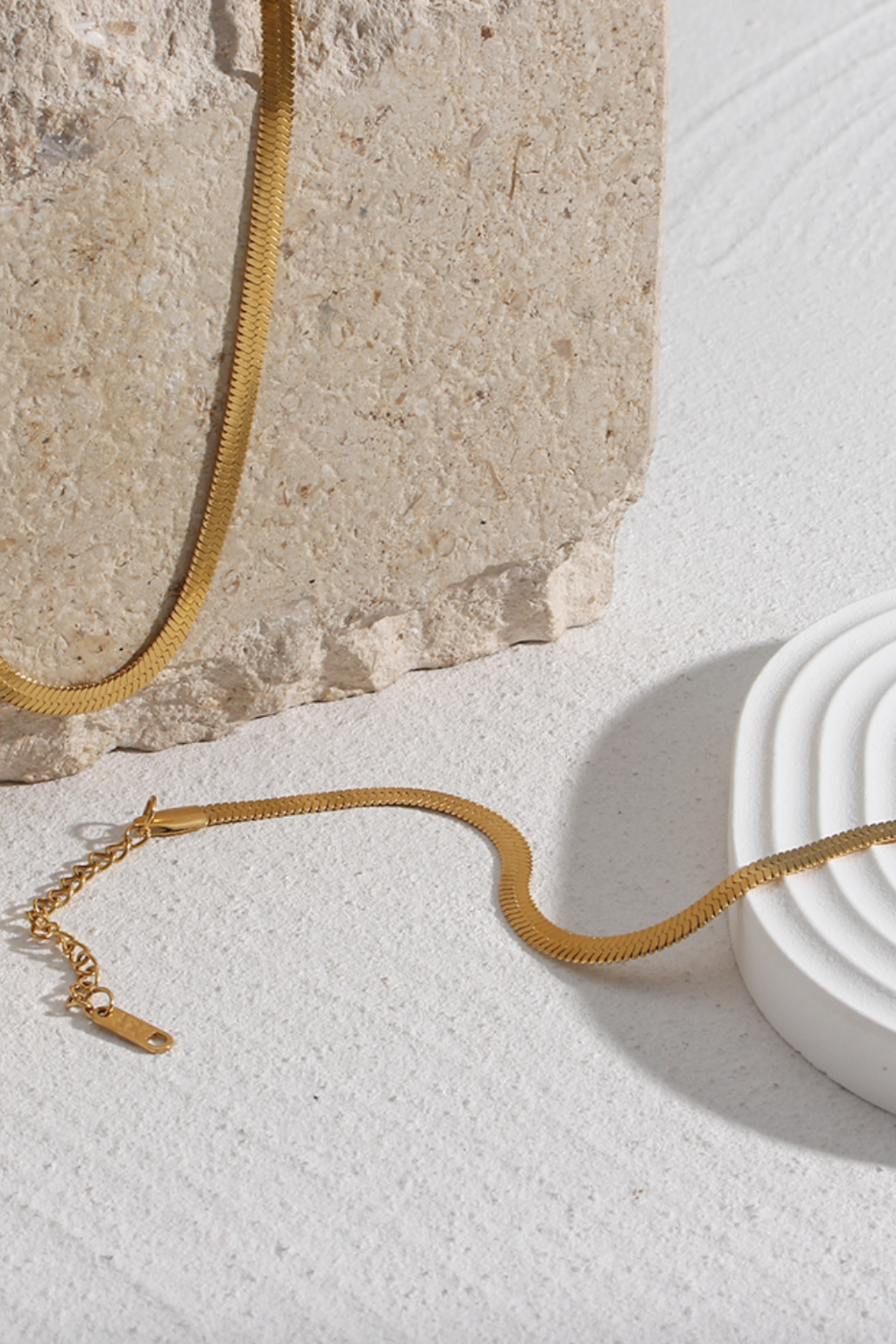 18K Gold Plated Snake Chain Bracelet