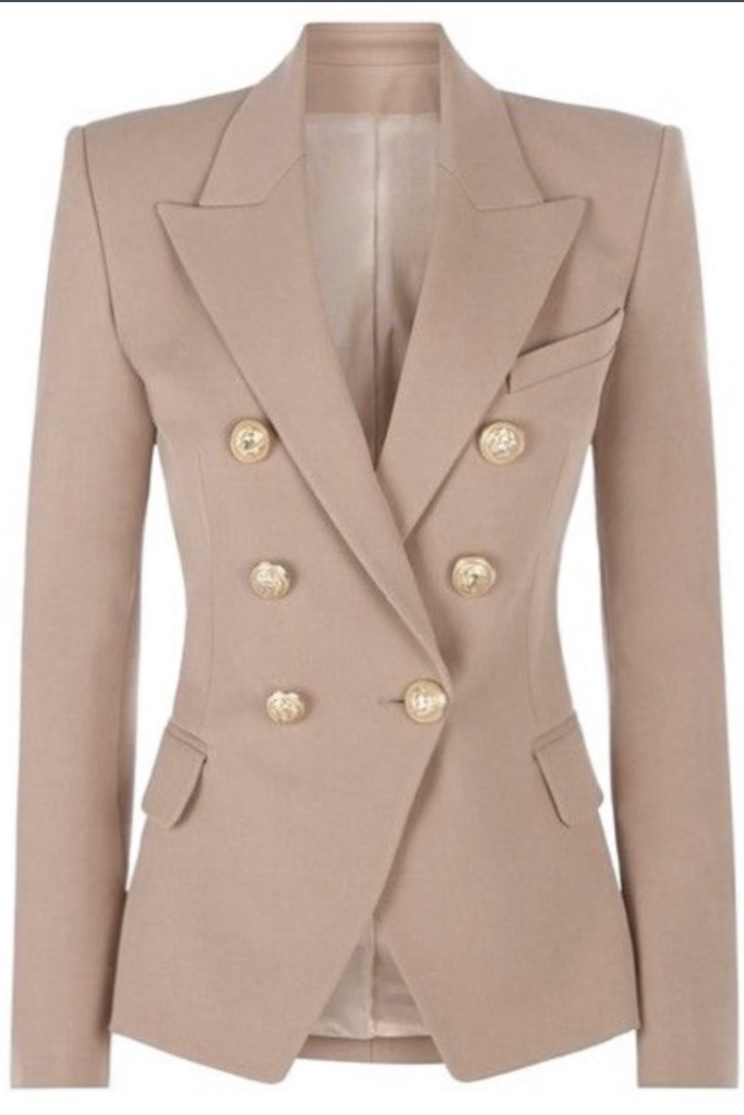 Silver Button Blazer - 7 Colors