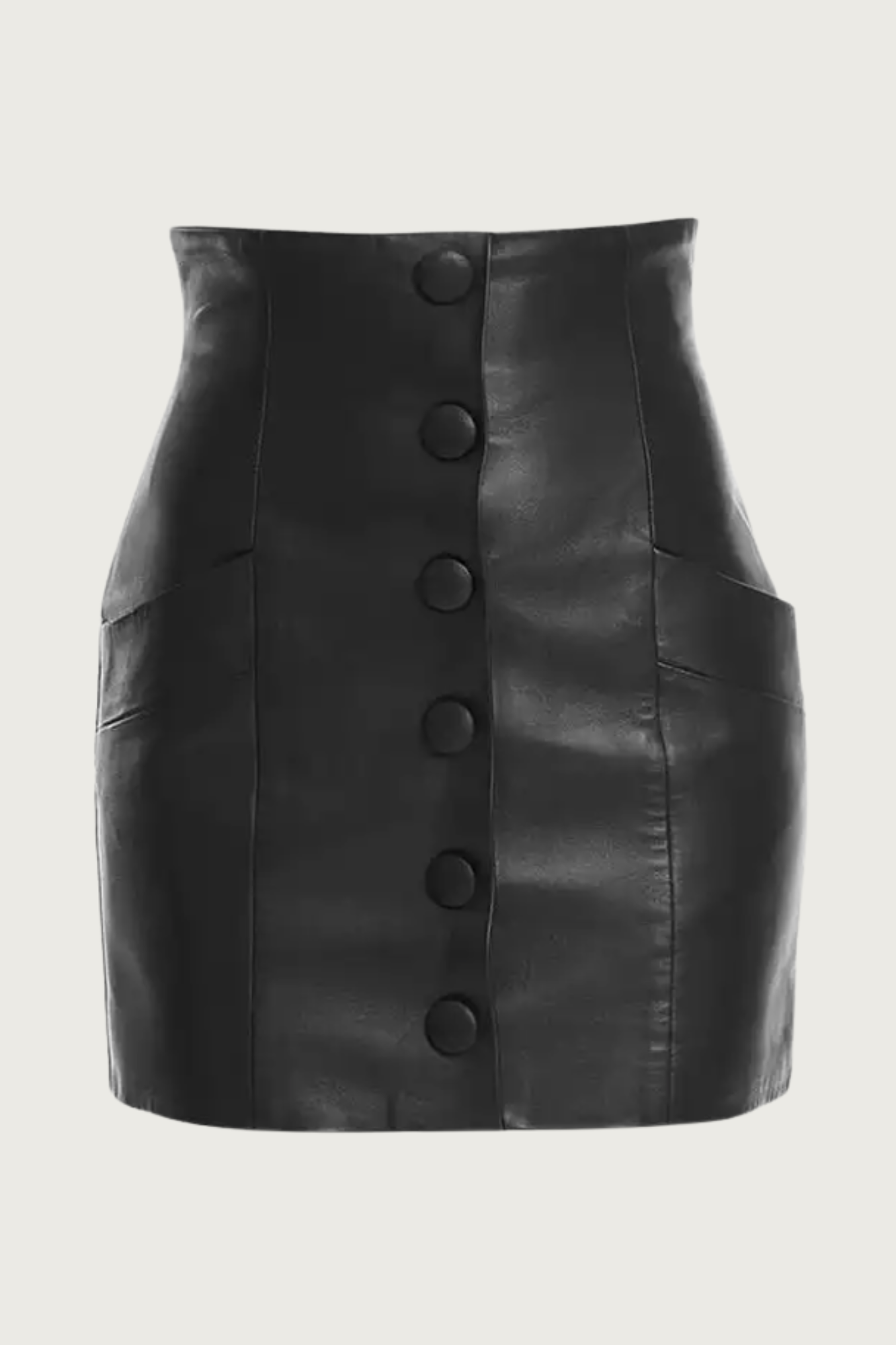 Blackout Button Skirt