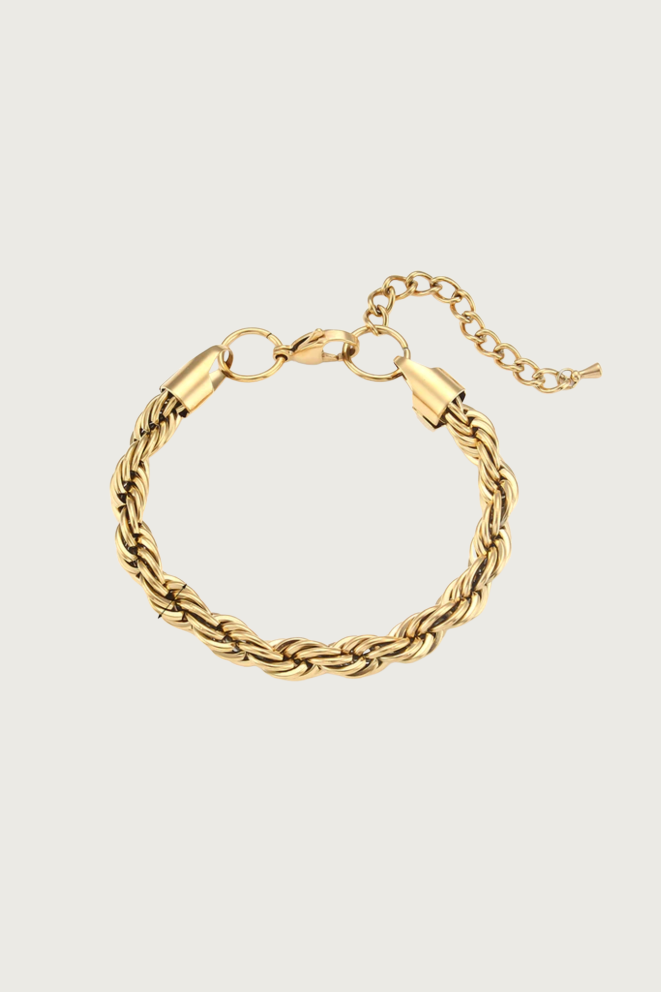 18k Gold Plated Rope Bracelet