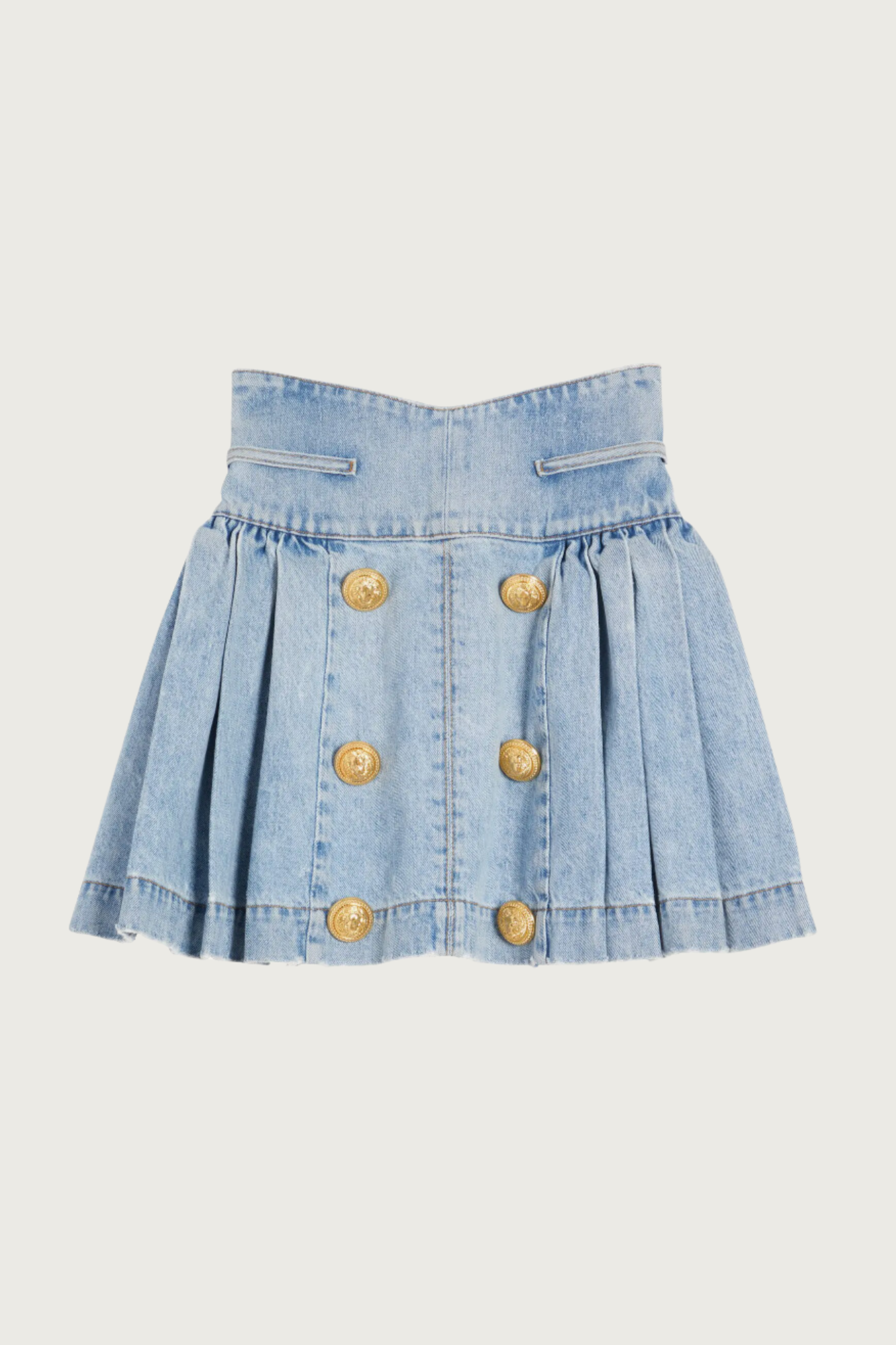 Denim Flare Skirt