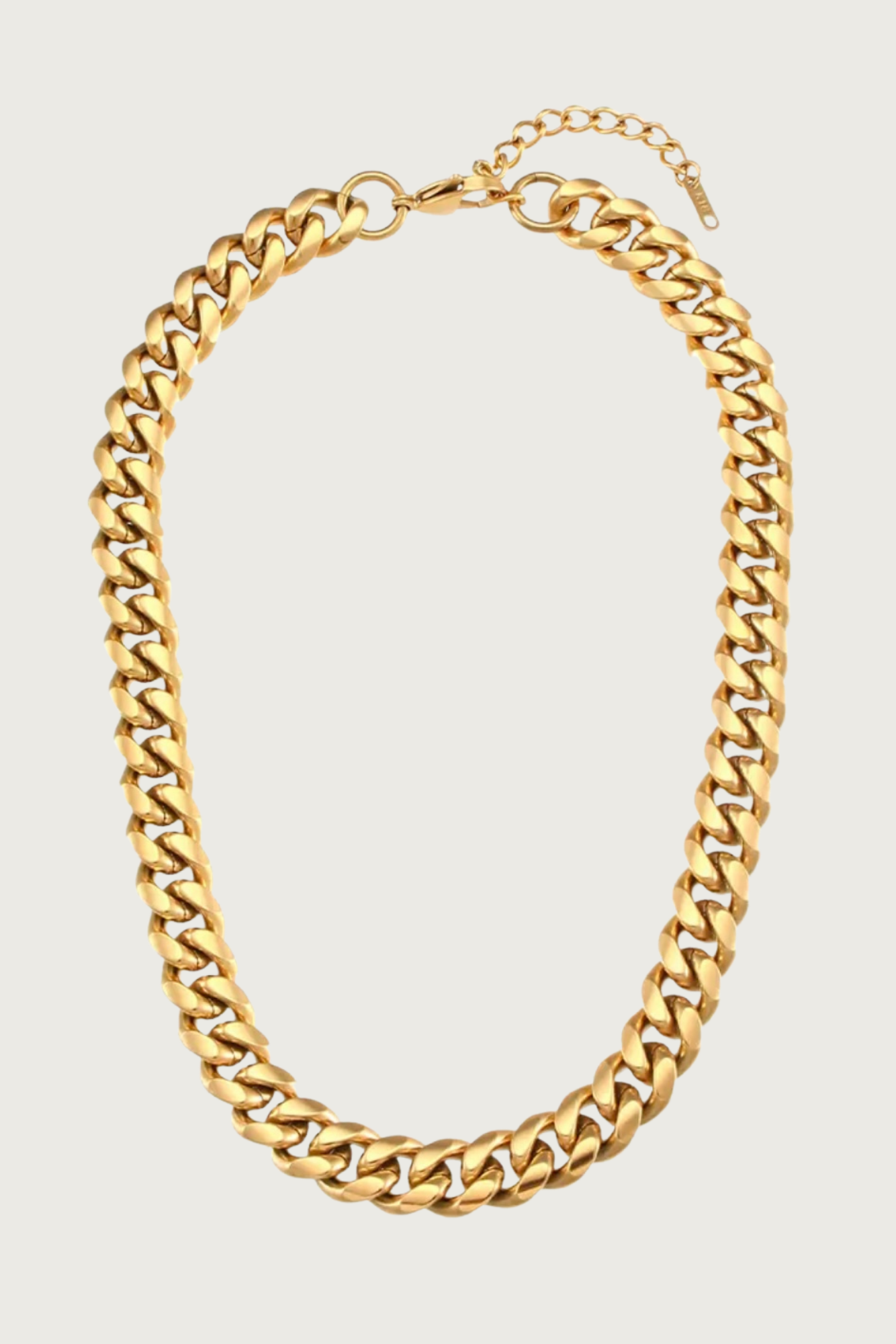 18K Gold Plated Chunky Cuban Necklace