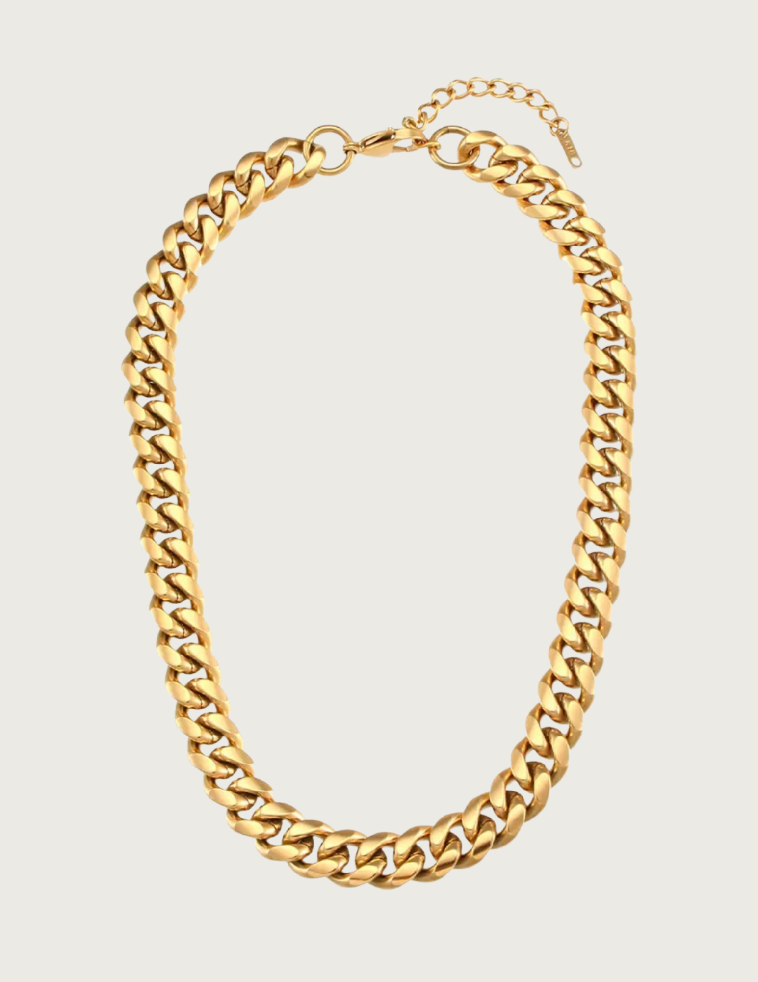 18K Gold Plated Chunky Cuban Necklace