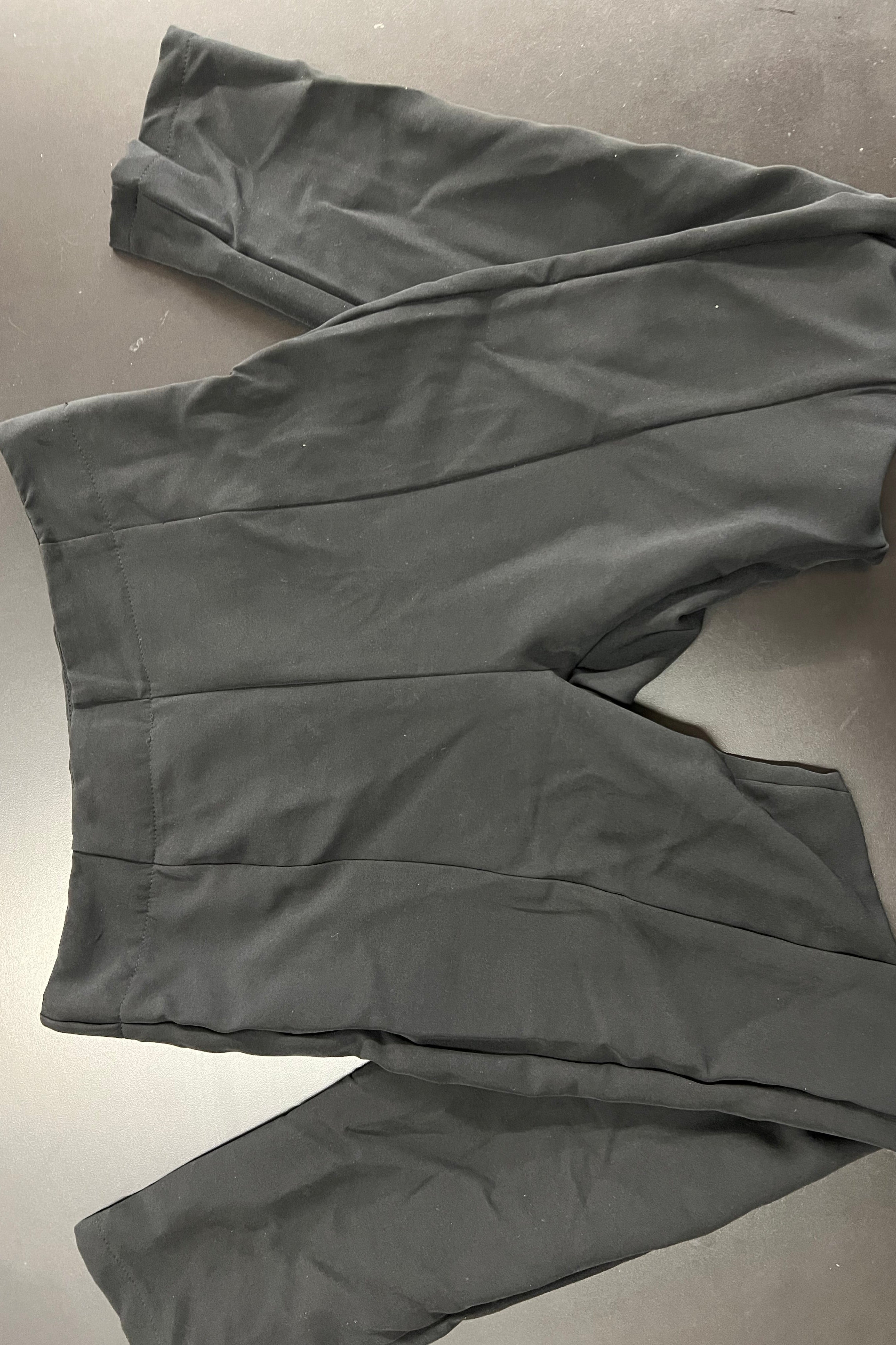 Black Pants with Ankle Zipper - Size Large