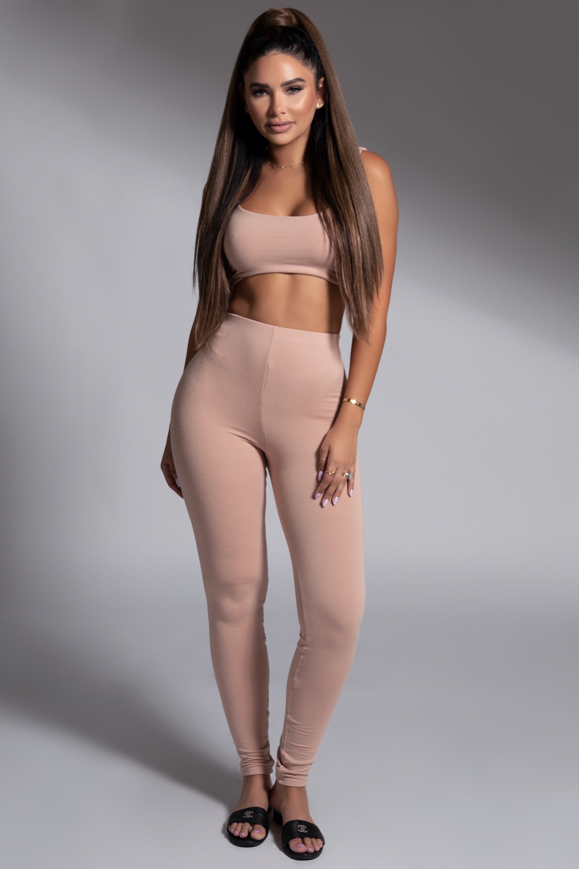 Crop Top + Leggings Set