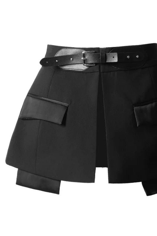 Detachable Peplum Pants