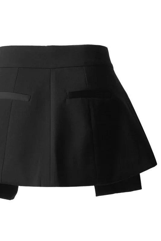 Detachable Peplum Pants